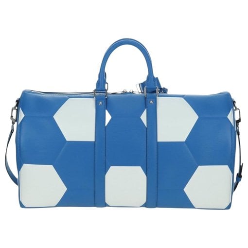 Keepall leather travel bag