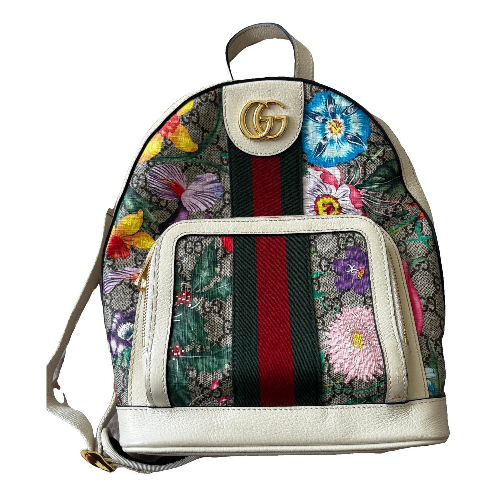Leather backpack