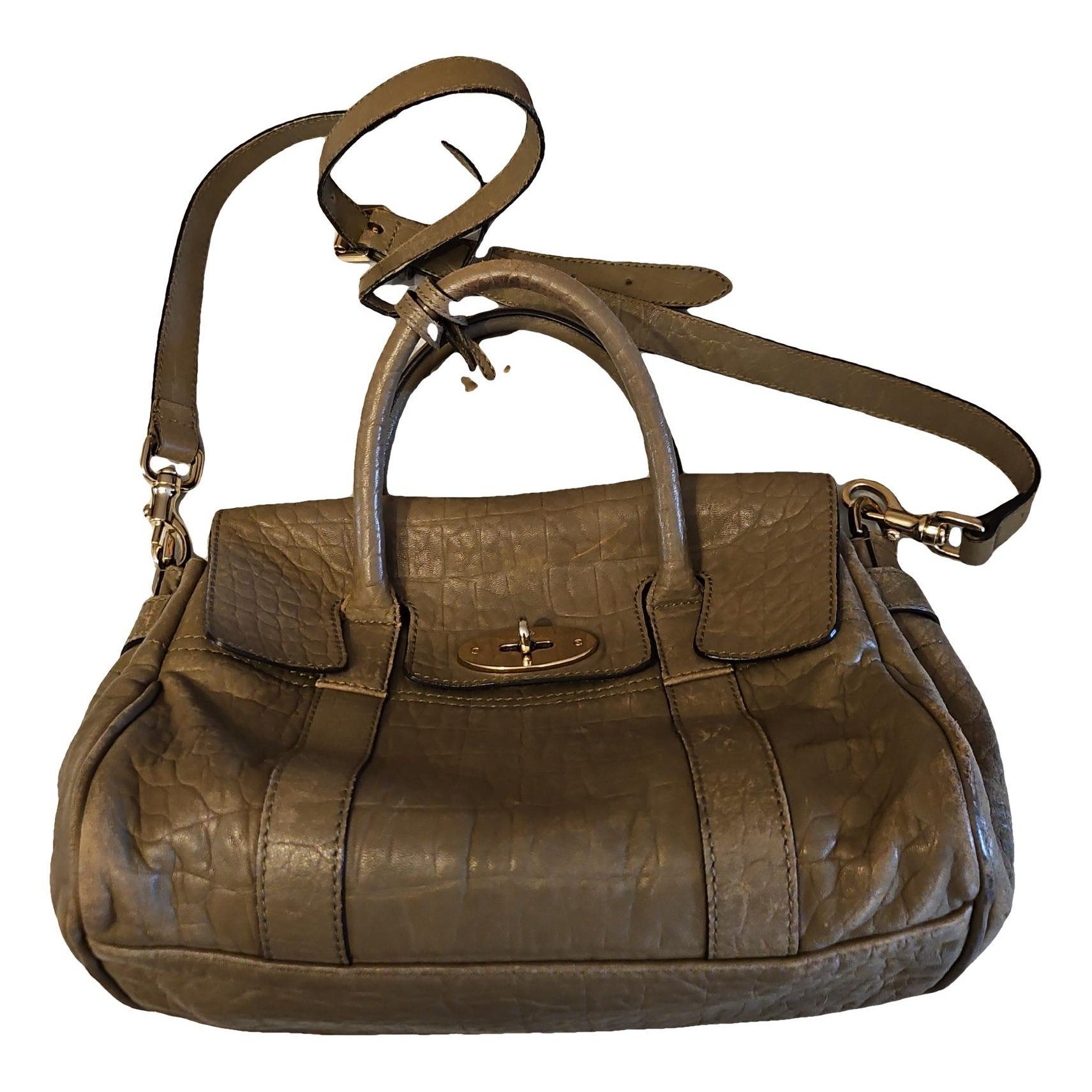 Leather handbag