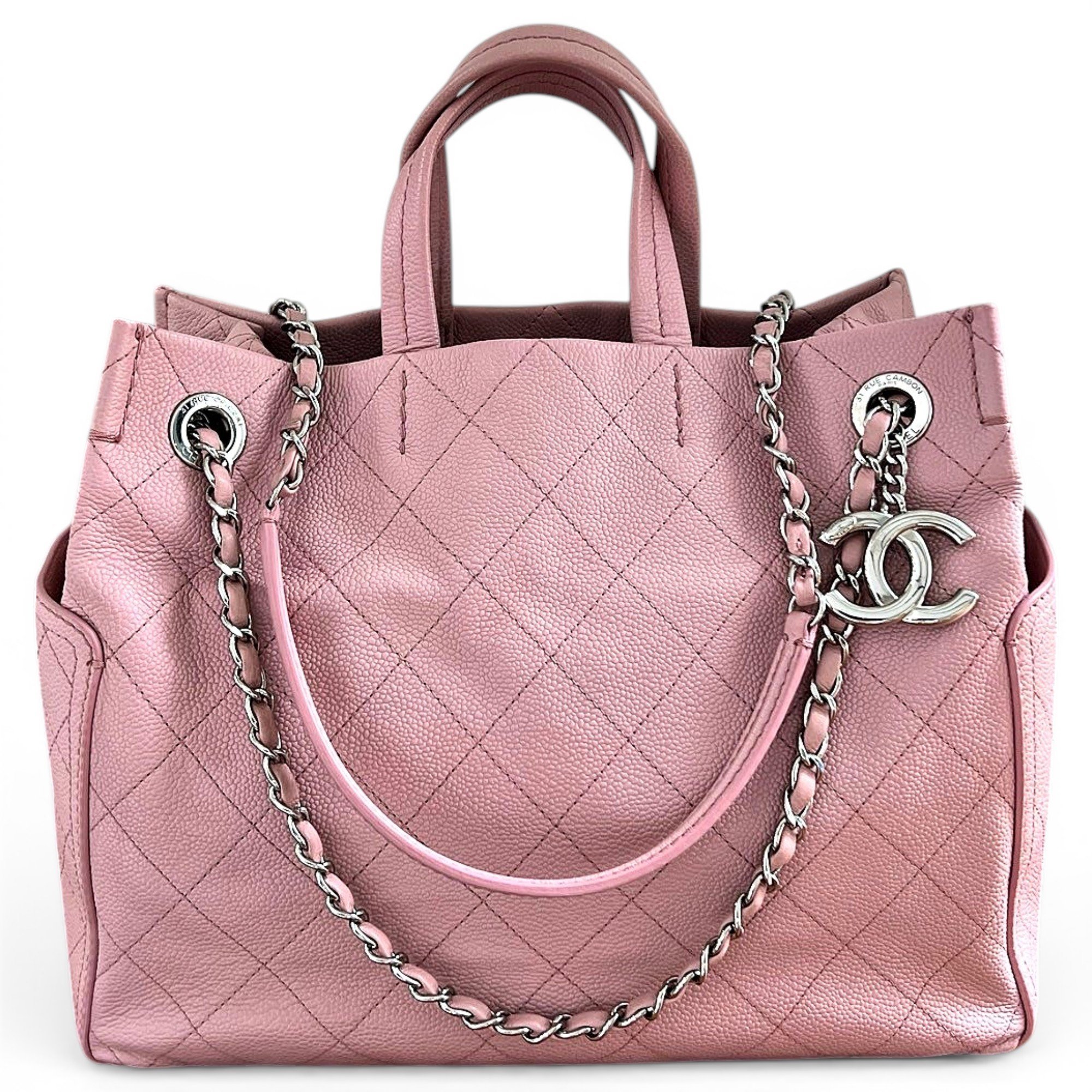 Leather tote