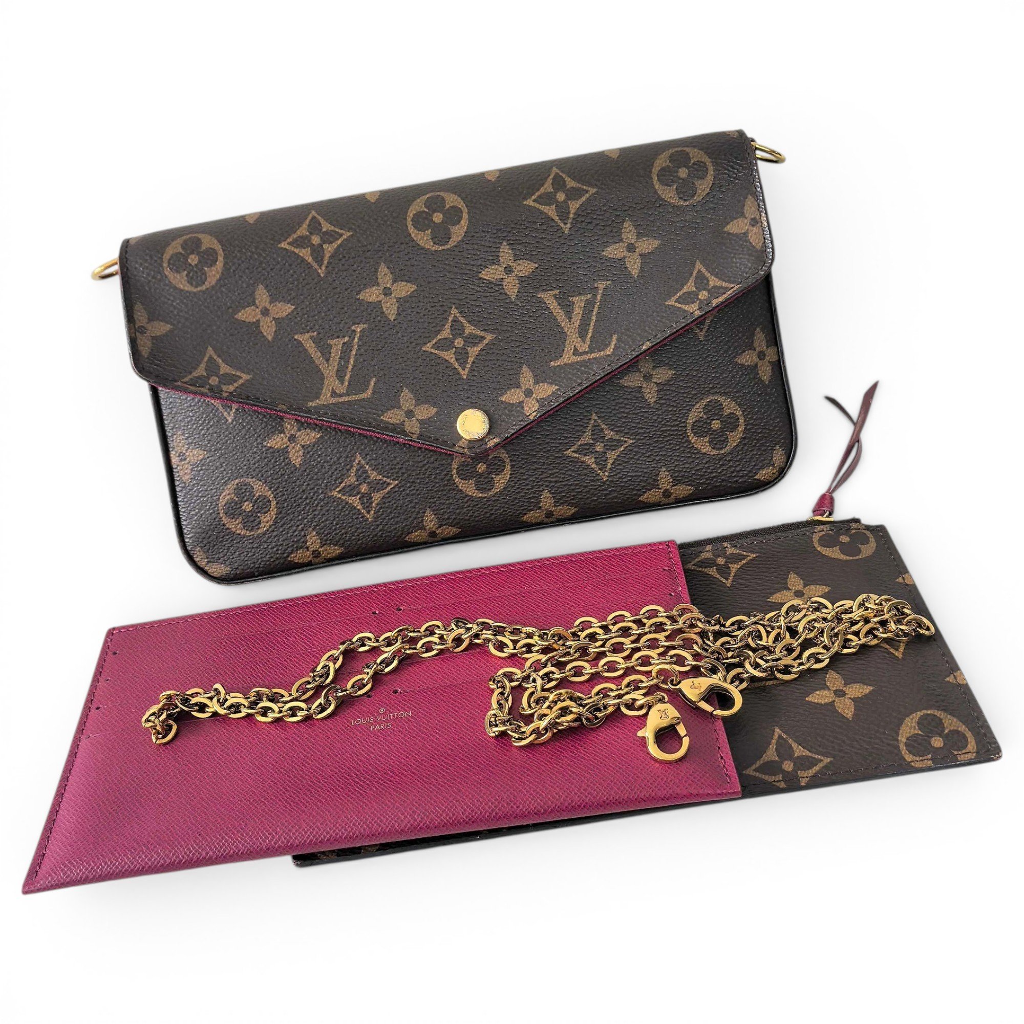 Félicie leather crossbody bag