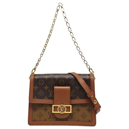 Dauphine leather crossbody bag