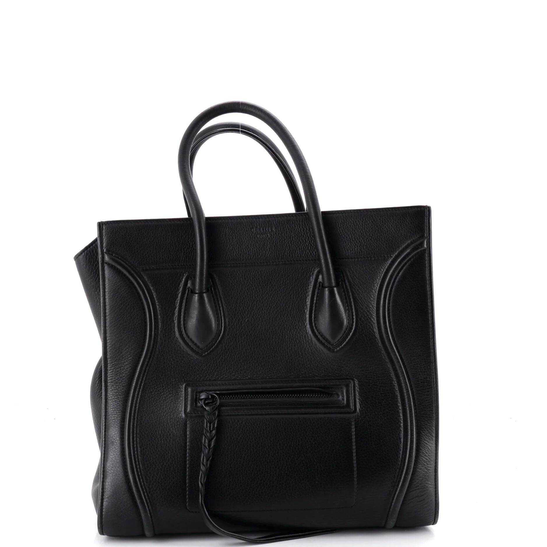 Luggage leather tote