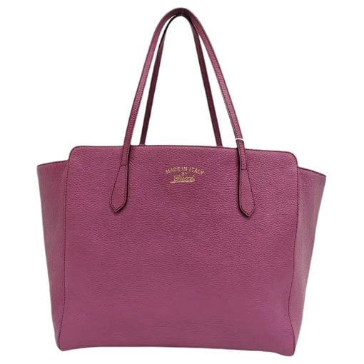 Swing leather handbag