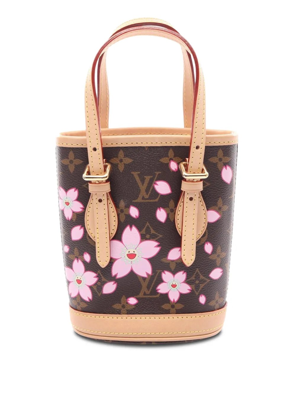 2010-2026 Takashi Murakami Monogram Cherry Blossom Nano bucket bag