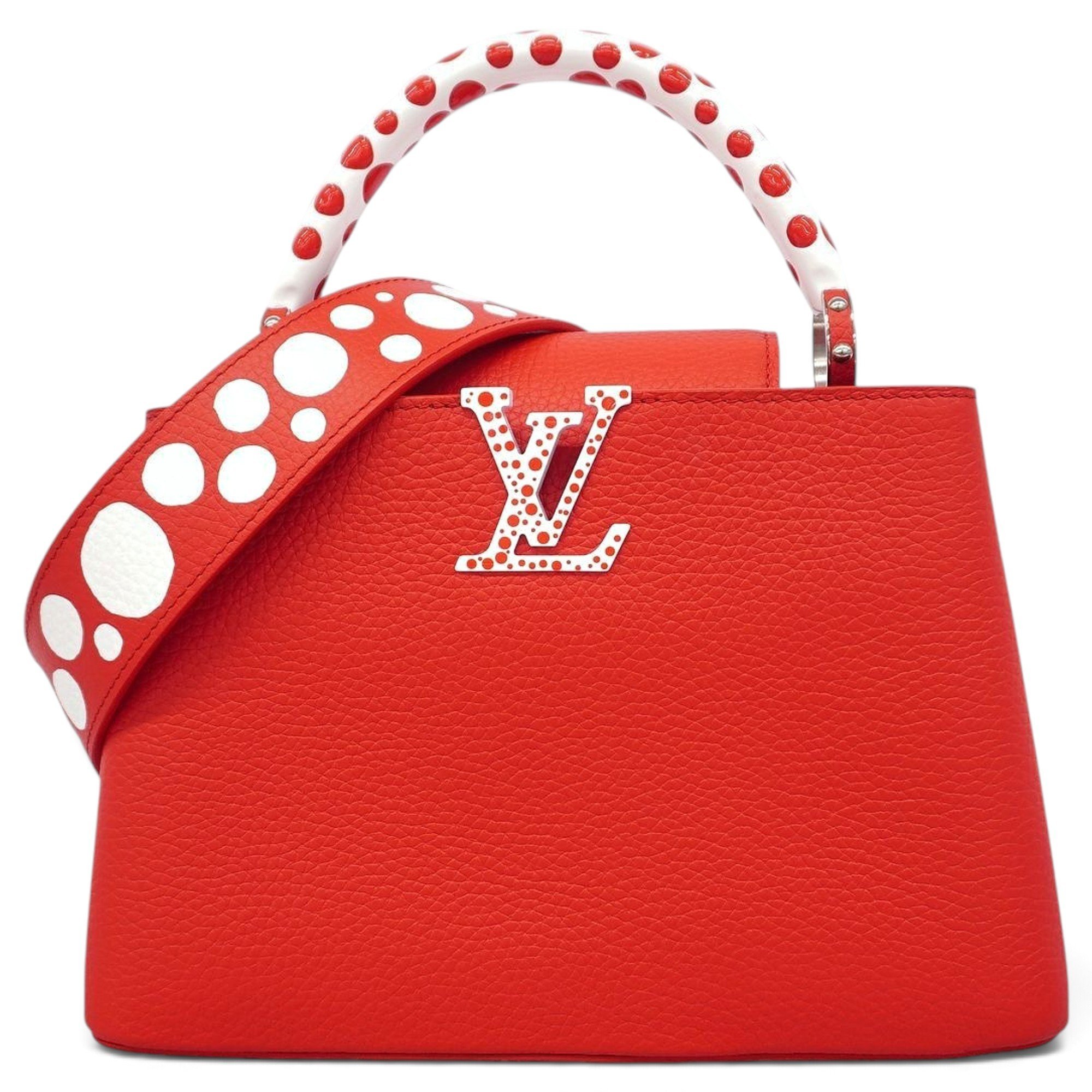 Capucines leather handbag