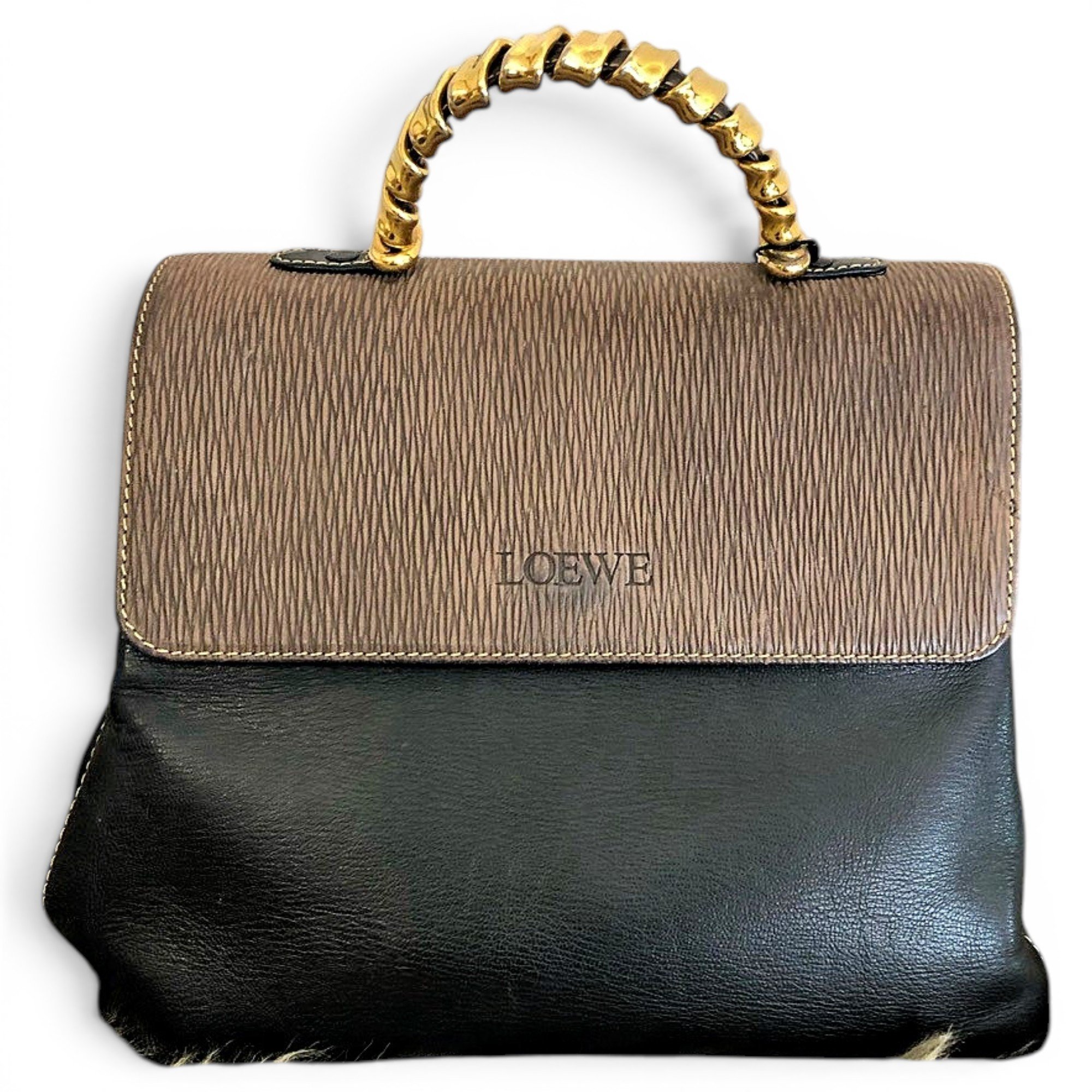Leather handbag