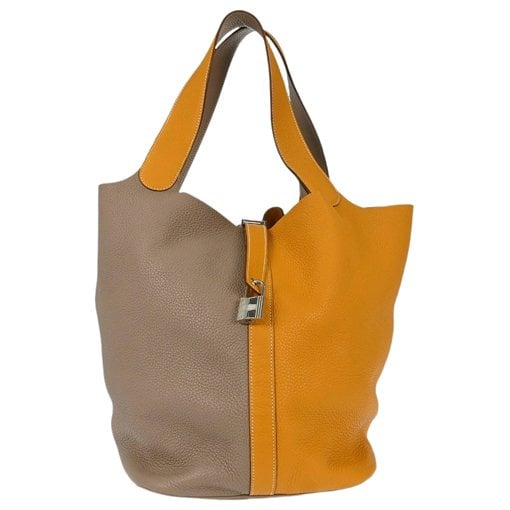 Picotin leather handbag