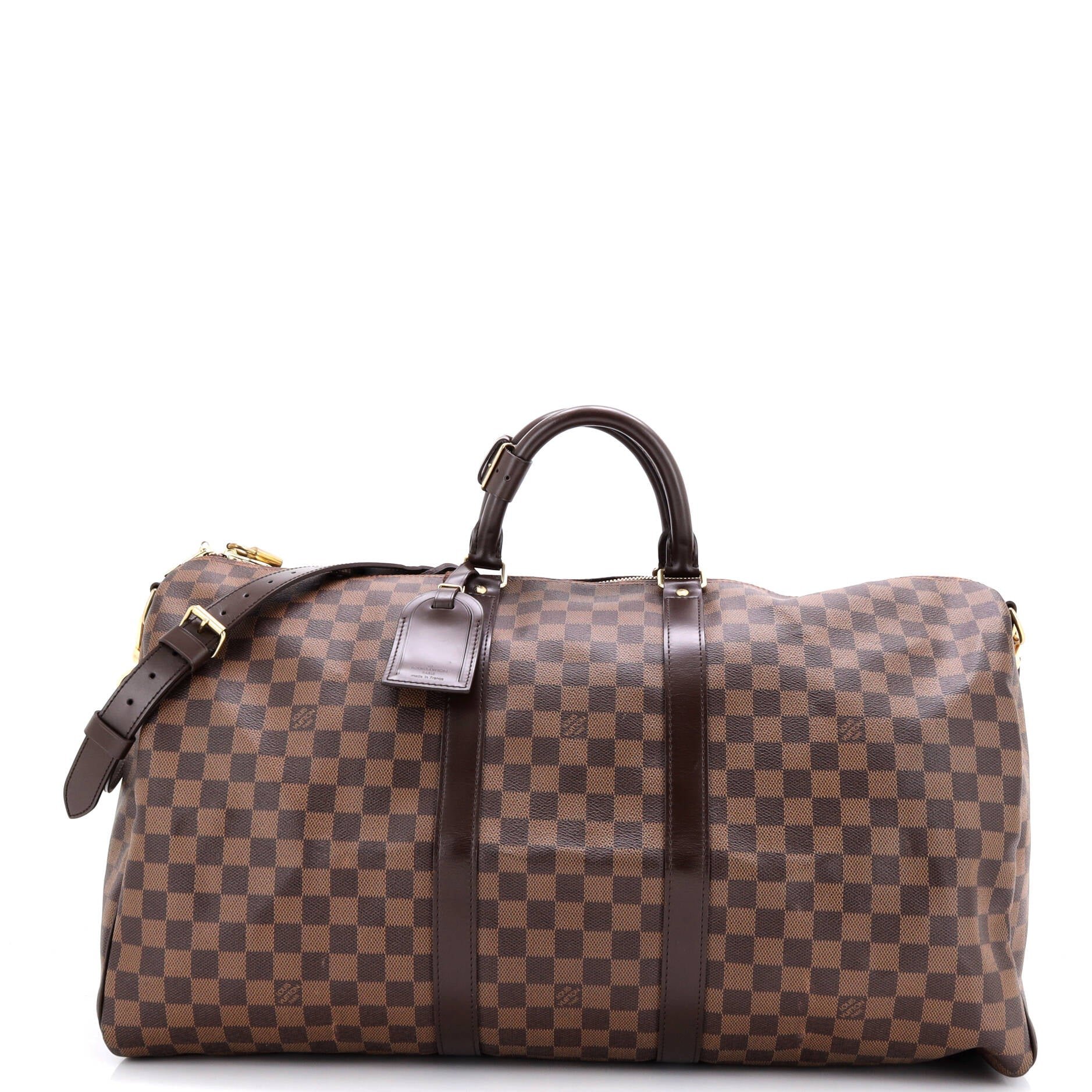 Louis Vuitton Keepall Bandouliere Bag Damier 55