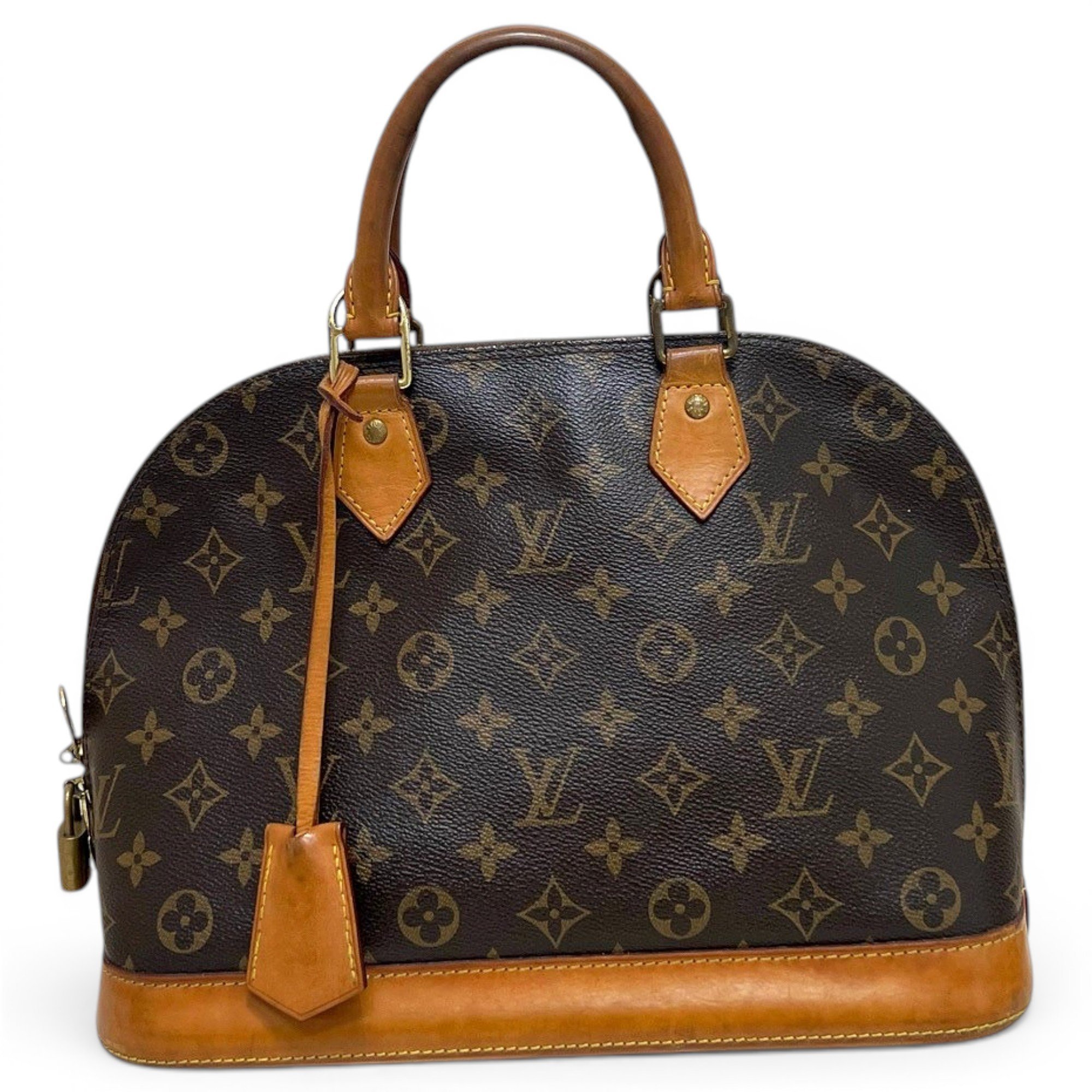 Alma leather handbag