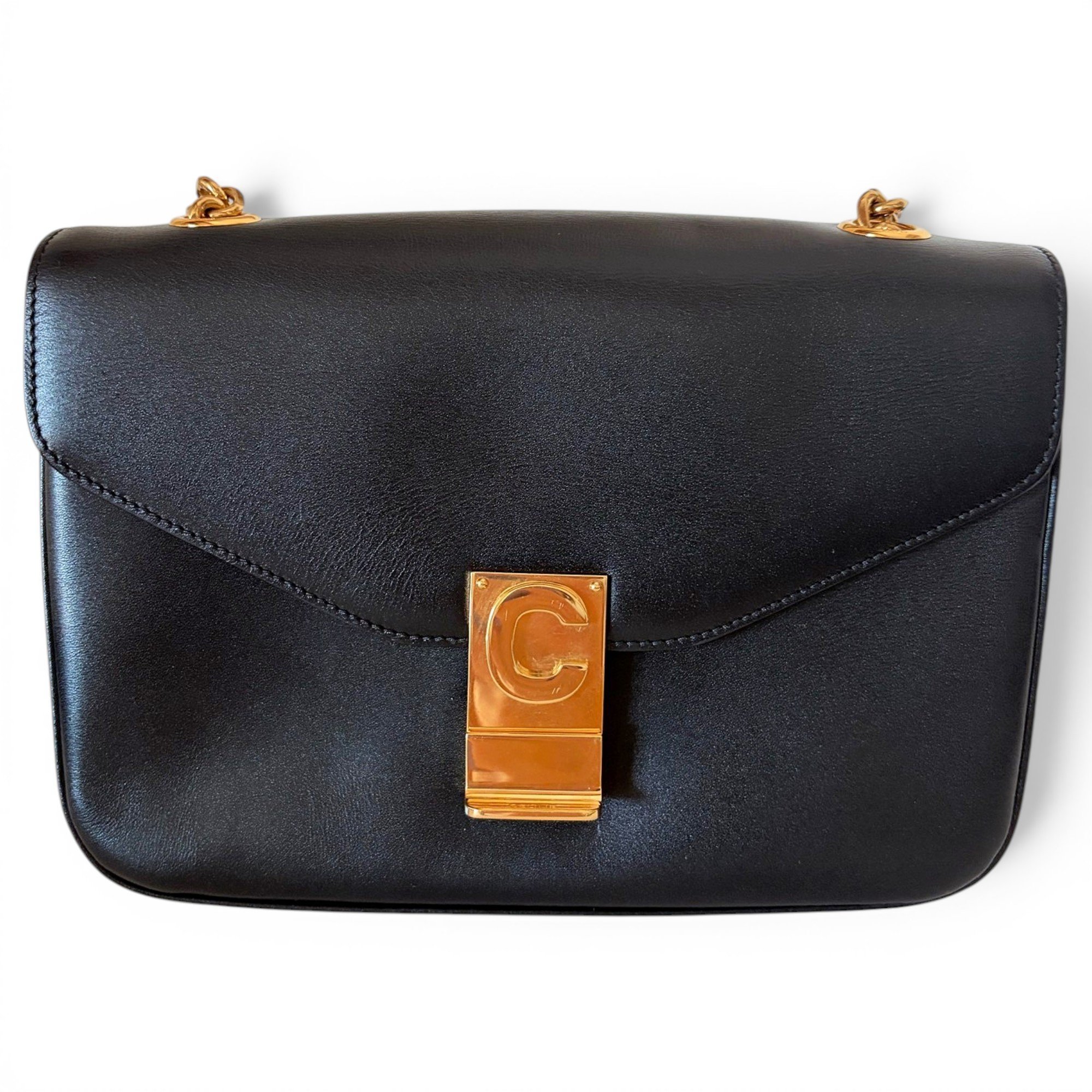 C bag leather handbag