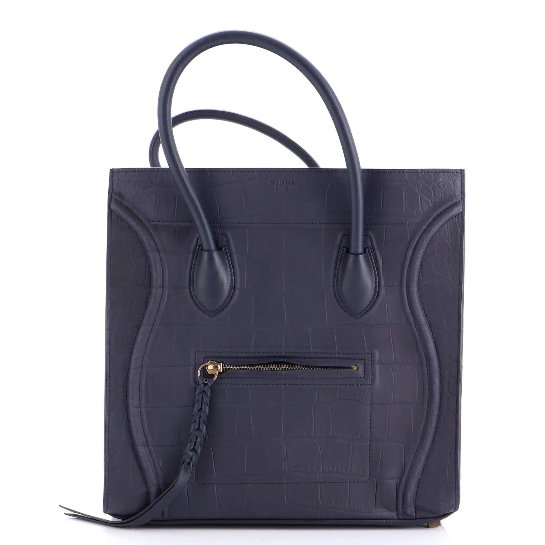 Leather tote