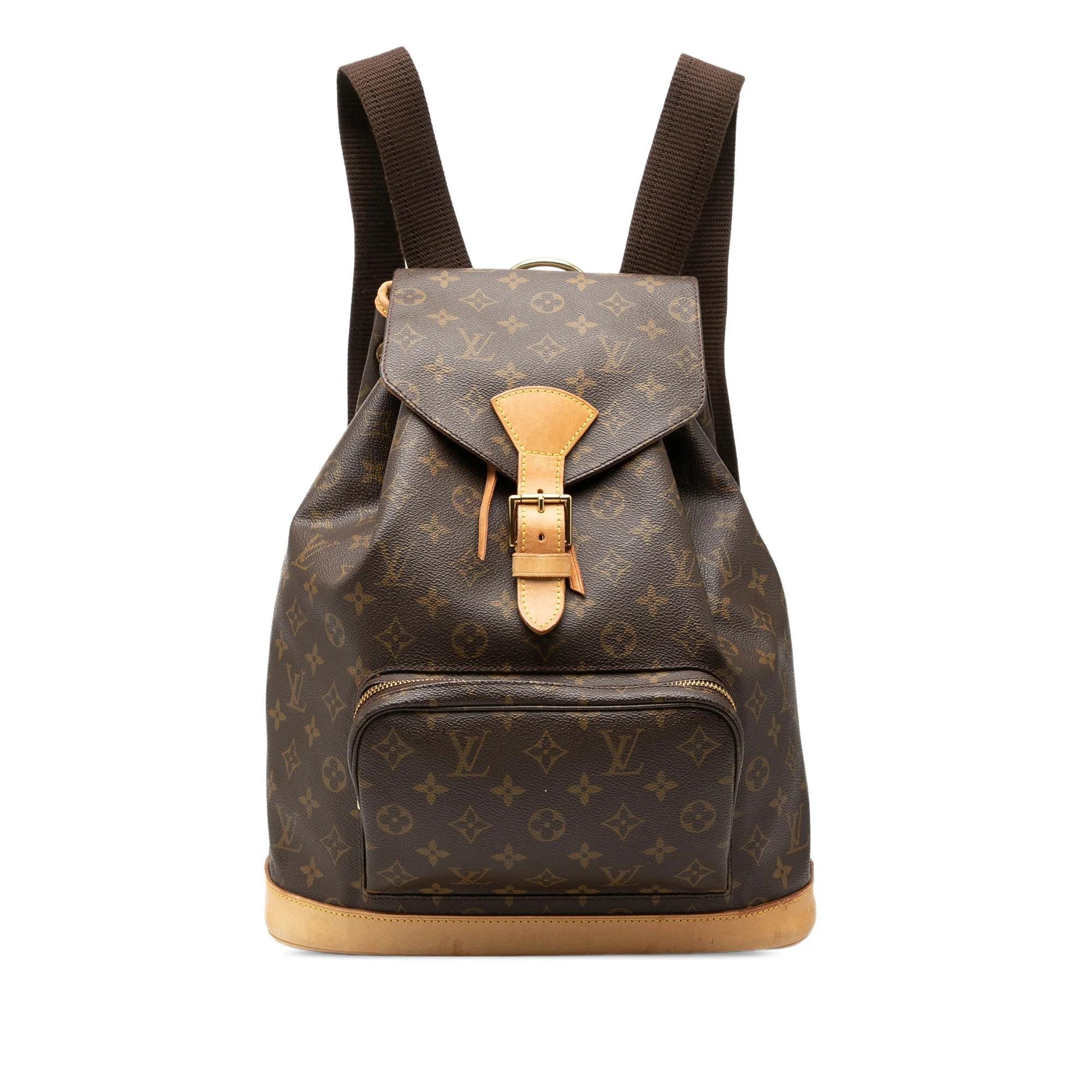 Montsouris leather backpack