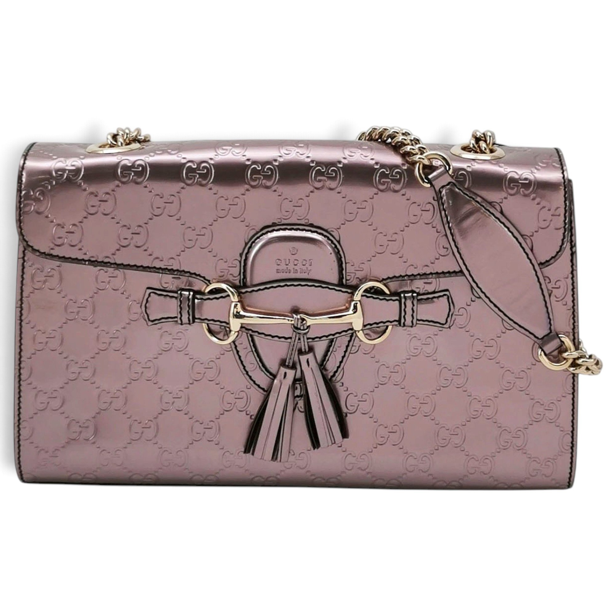 Emily patent leather handbag