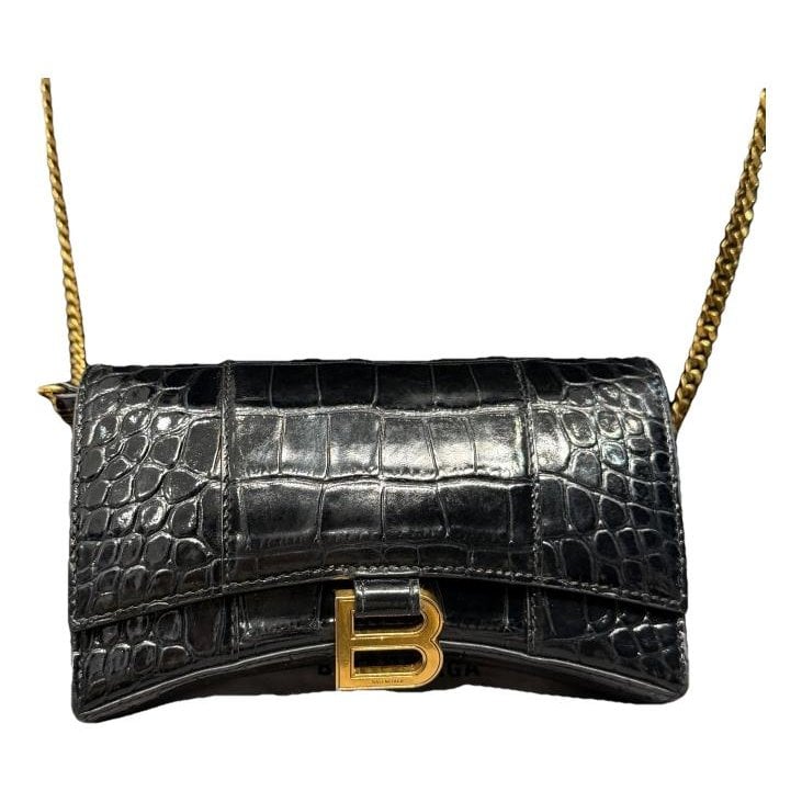Balenciaga Hourglass leather crossbody bag