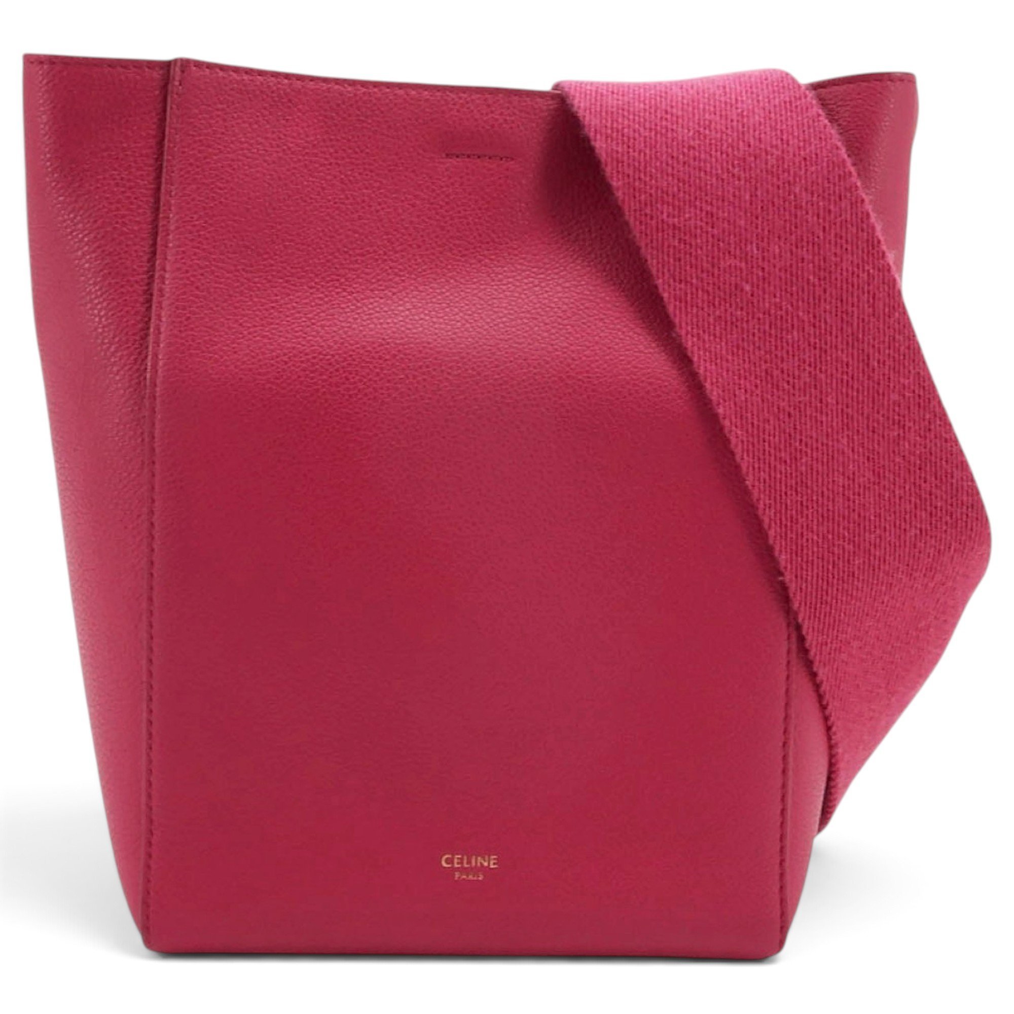 Seau Sangle leather handbag
