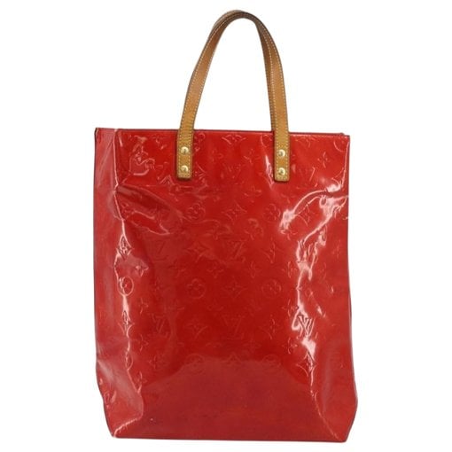 Reade patent leather handbag