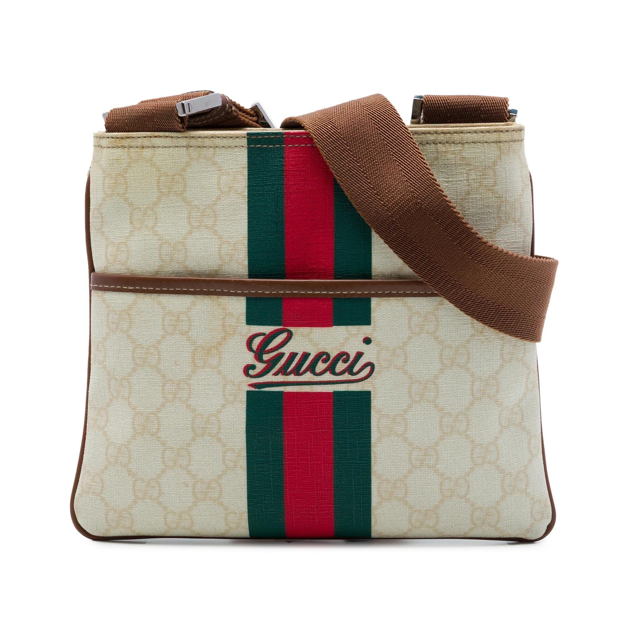 Gucci B leather crossbody bag