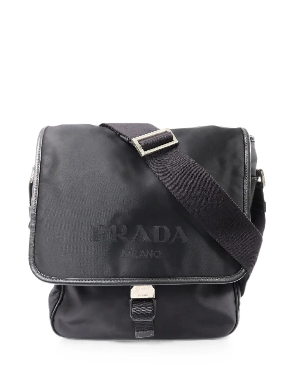 buckle-fastening shoulder bag
