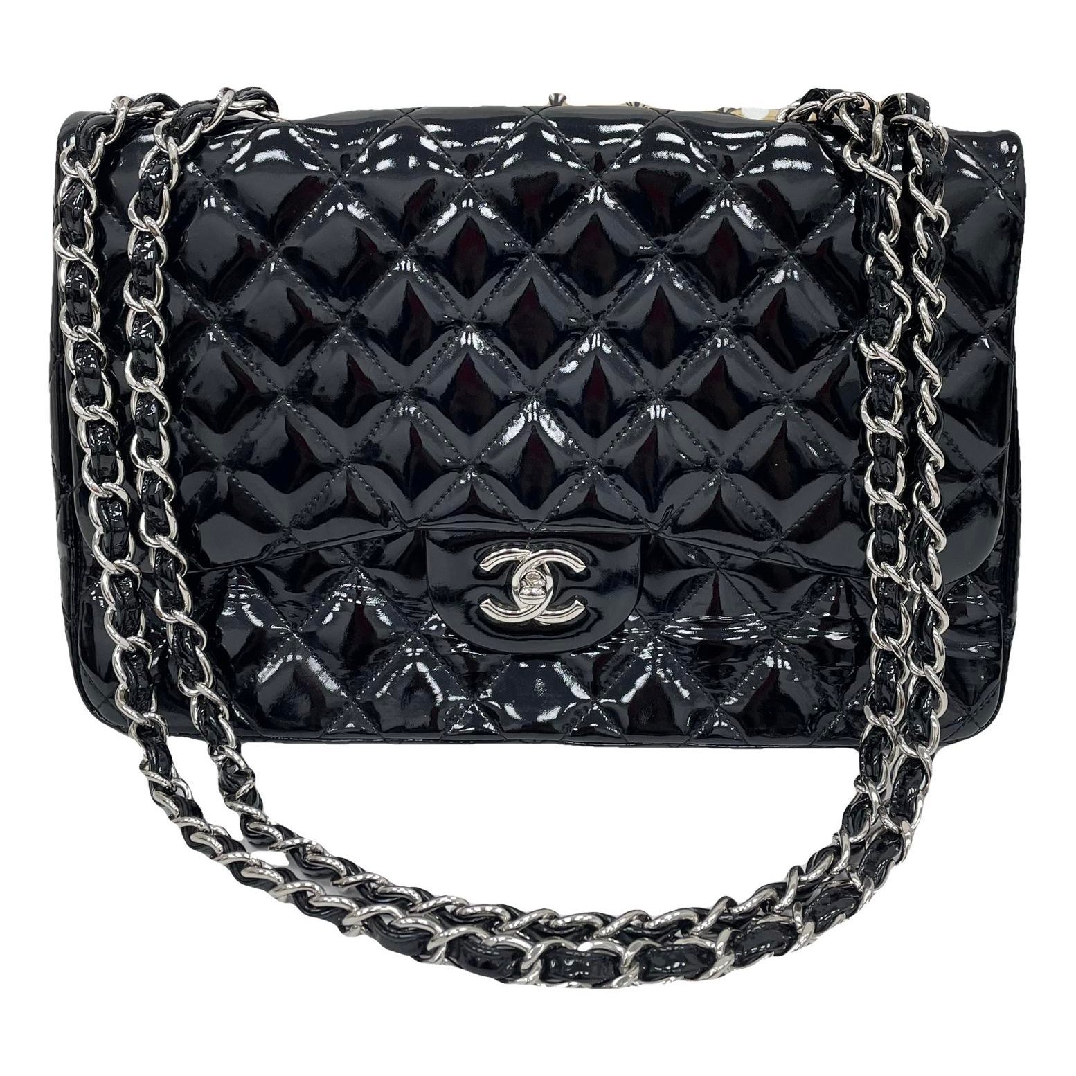 Timeless/Classique patent leather handbag