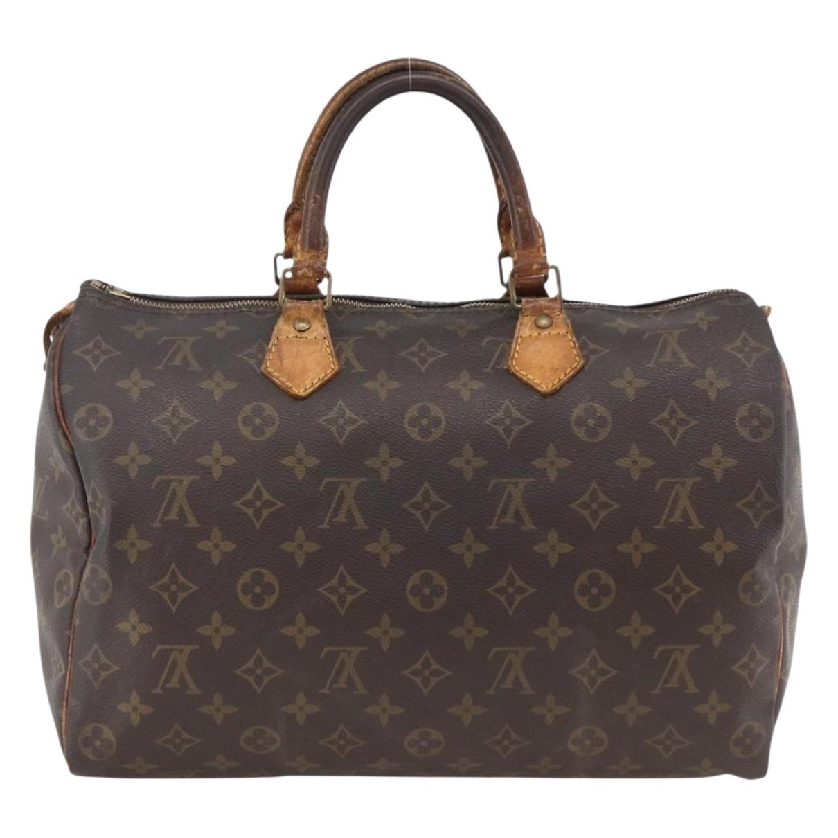 Speedy leather handbag