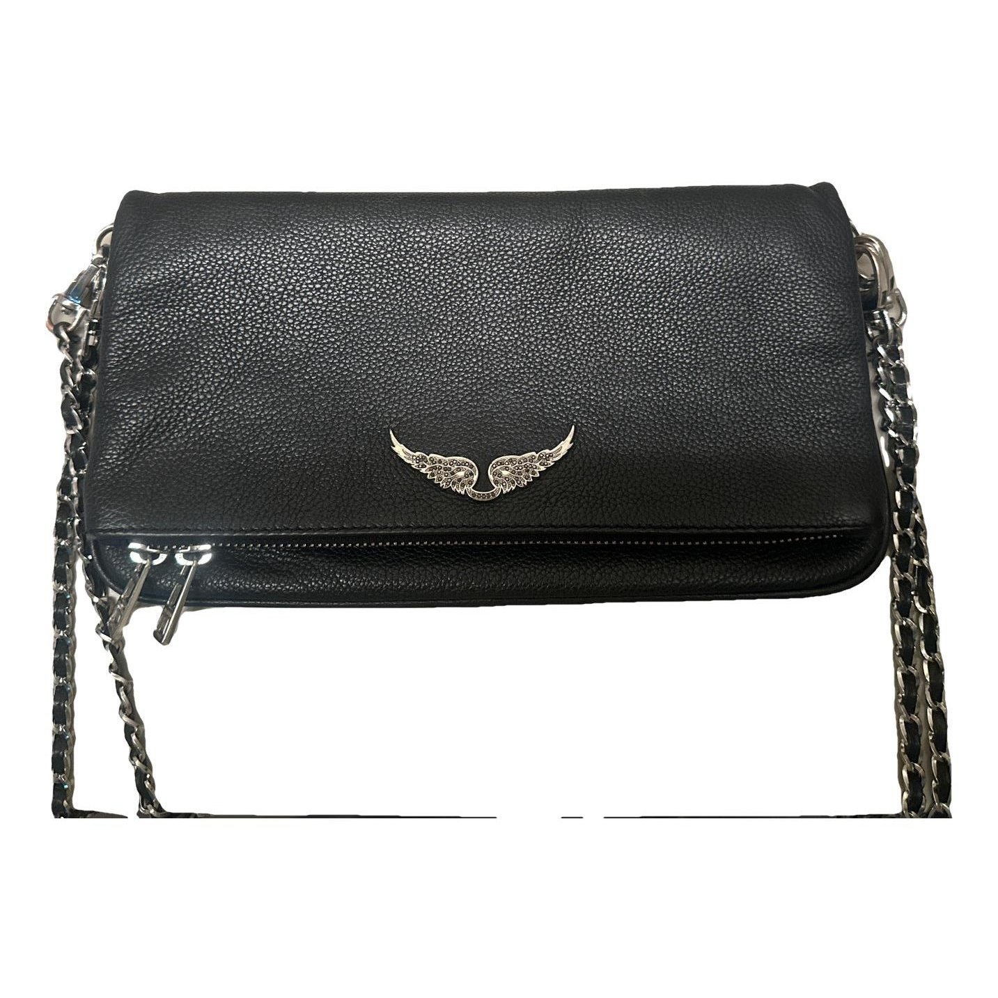 Rock leather crossbody bag