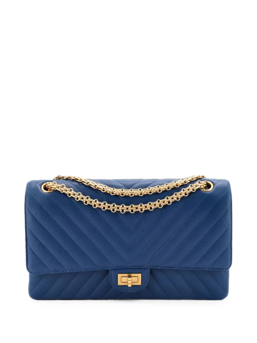 Reissue 2.55 Flap Bag Chevron Sheepskin 226 shoulder bag