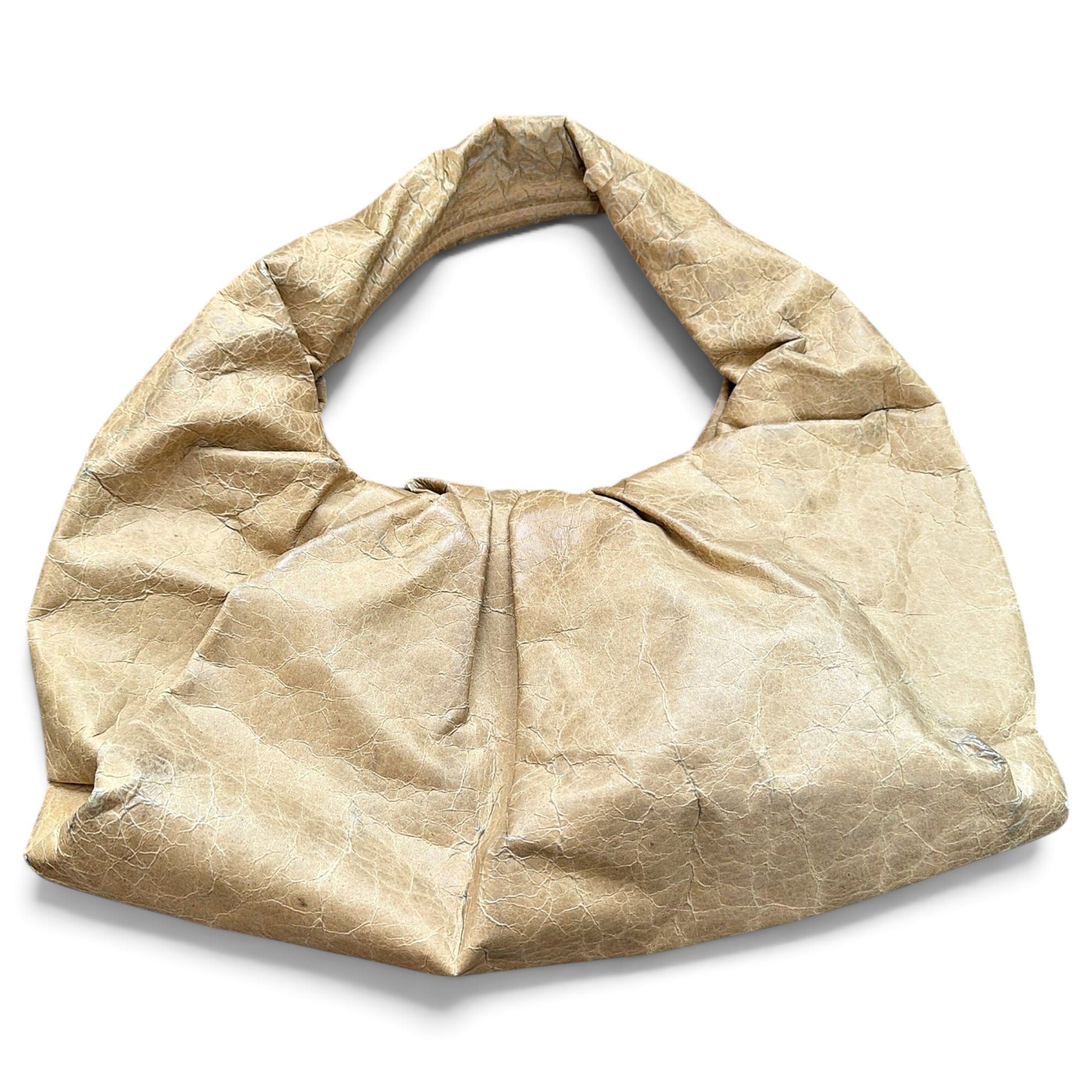 Pouch leather handbag