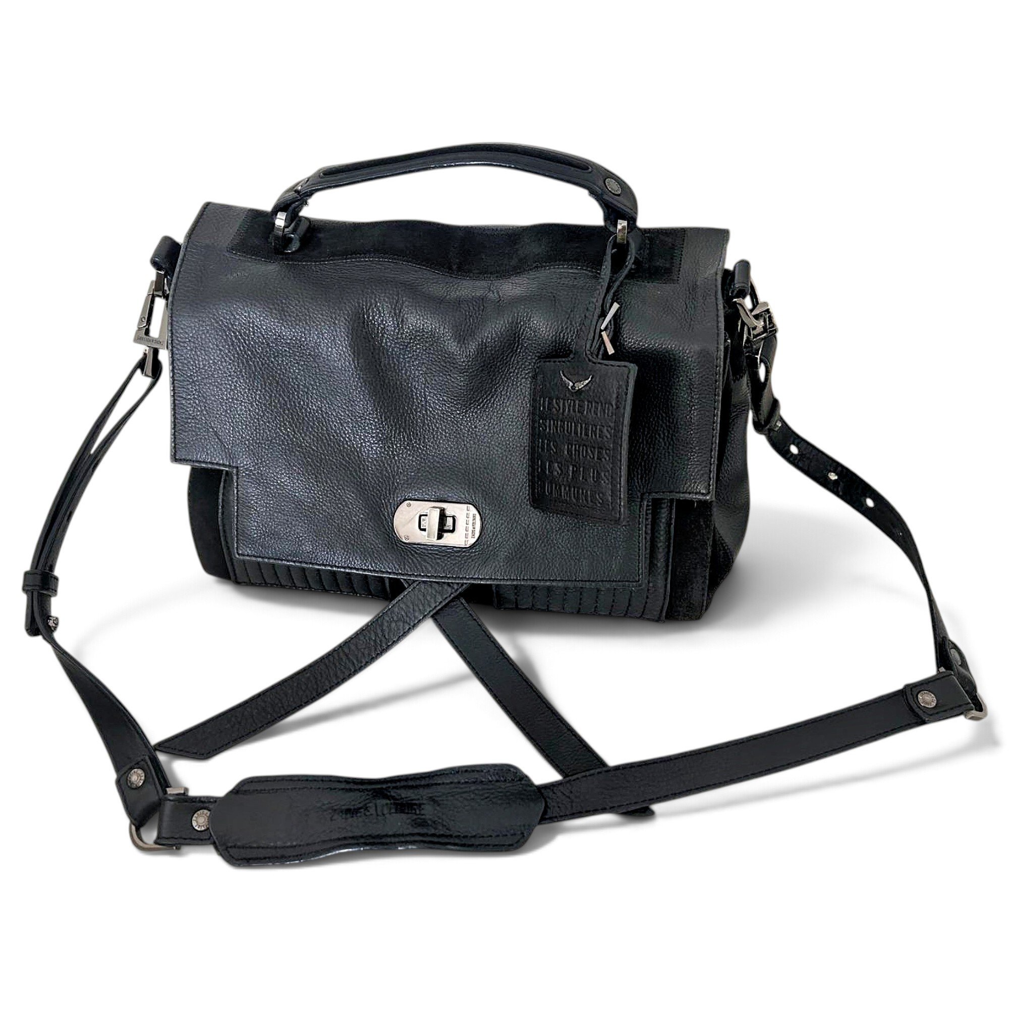 Candide leather handbag