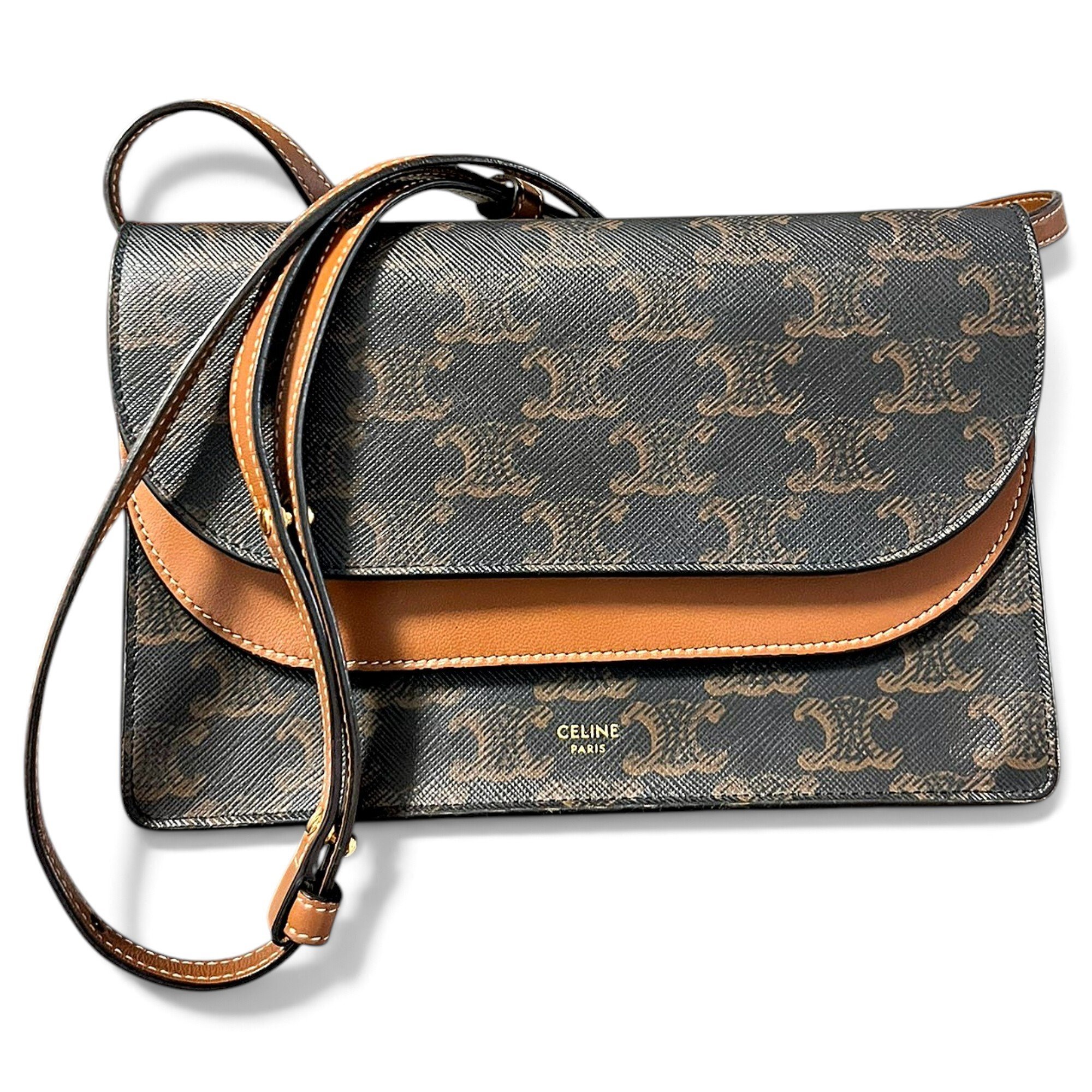 Leather crossbody bag