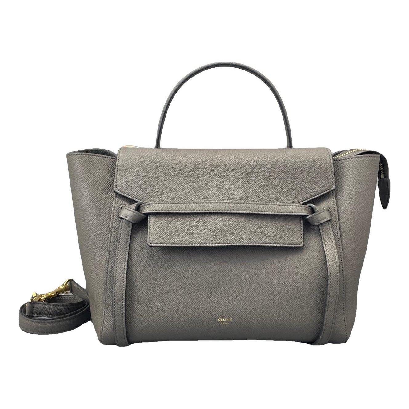 Belt leather handbag