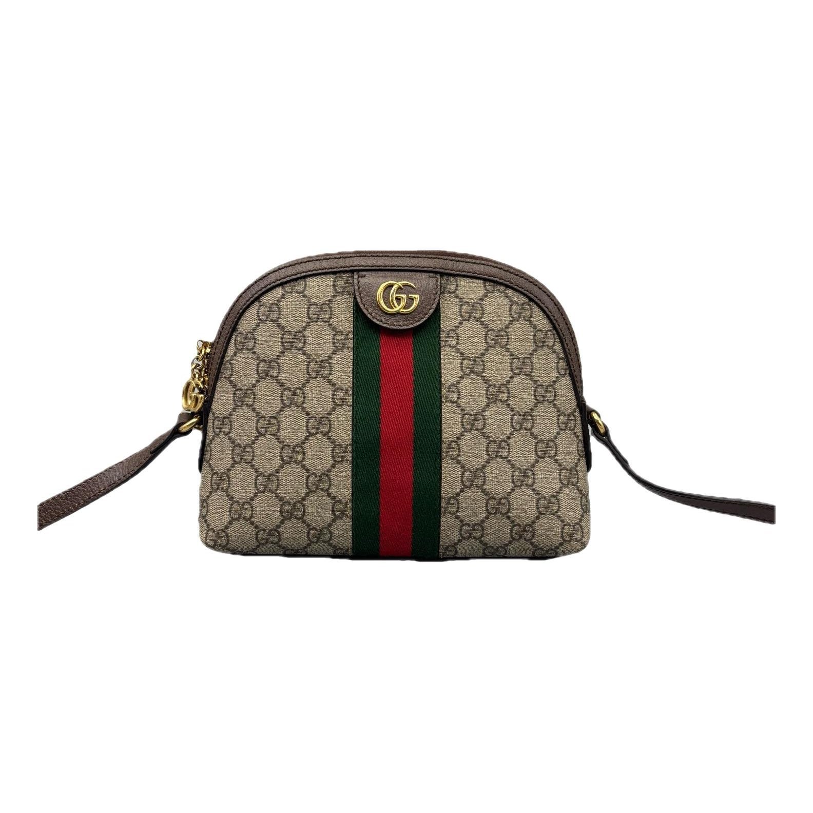 Ophidia Dome leather handbag
