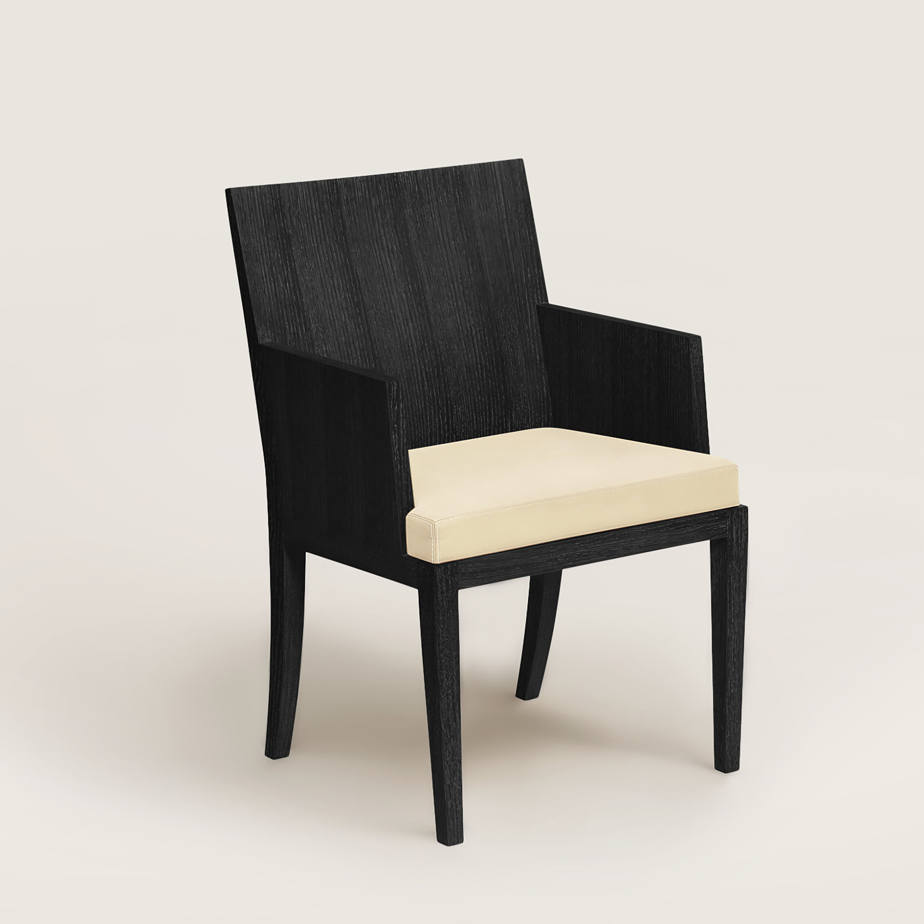 Reeditions J.-M. Frank par Hermès chair with armrests