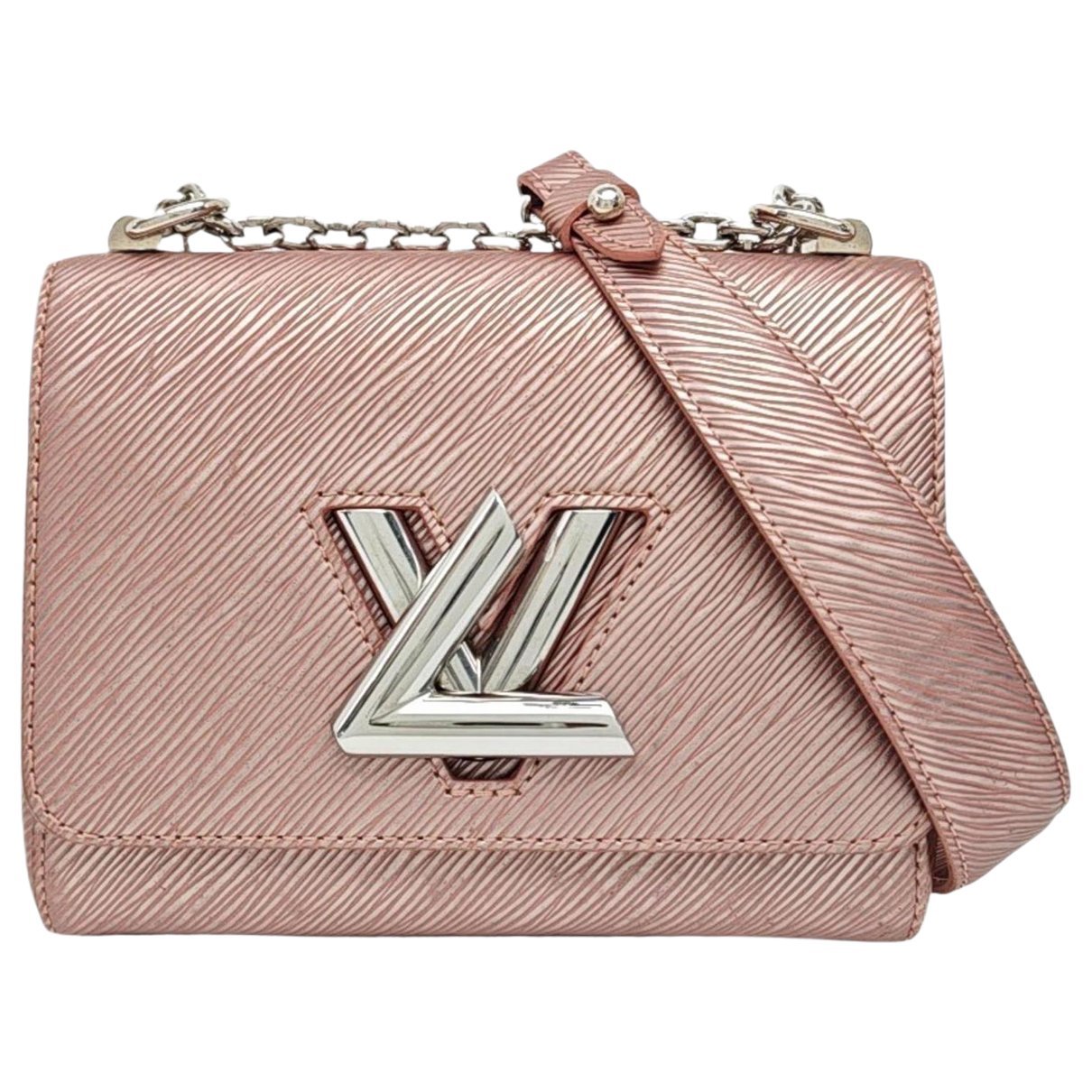 Twist leather handbag