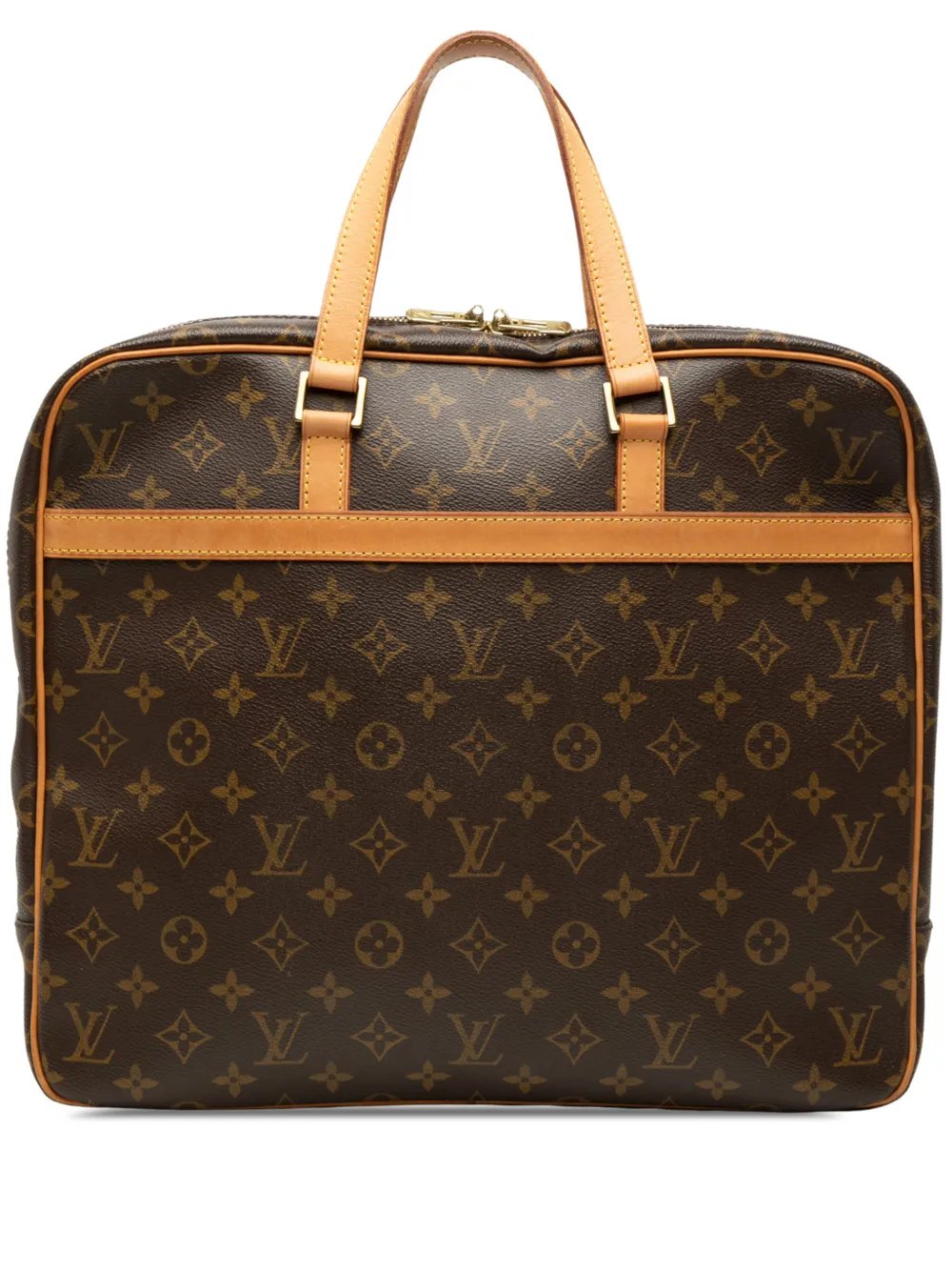 2002 Monogram Pegase Porte Documents business bag