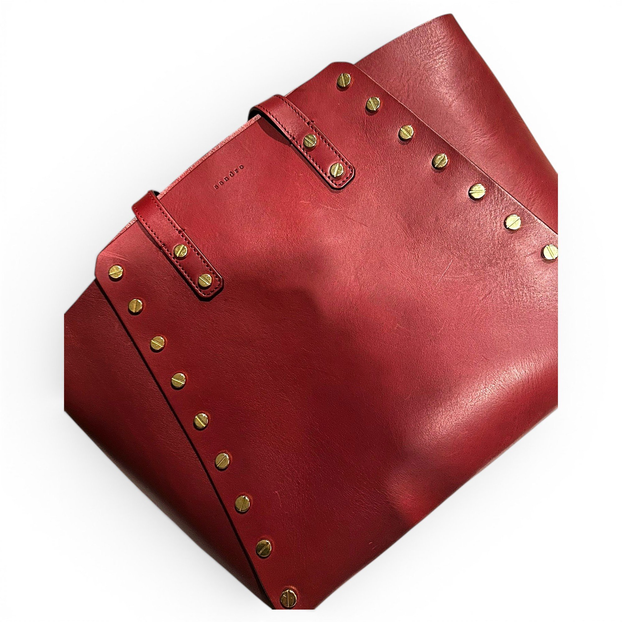 Leather tote
