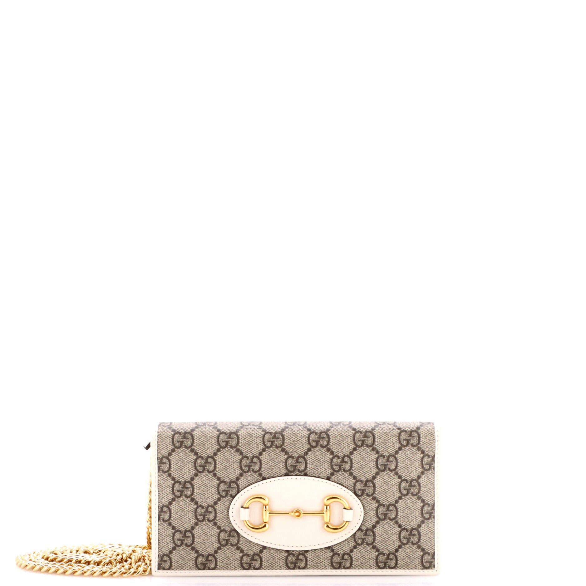 Horsebit 1955 Chain Wallet GG Coated Canvas