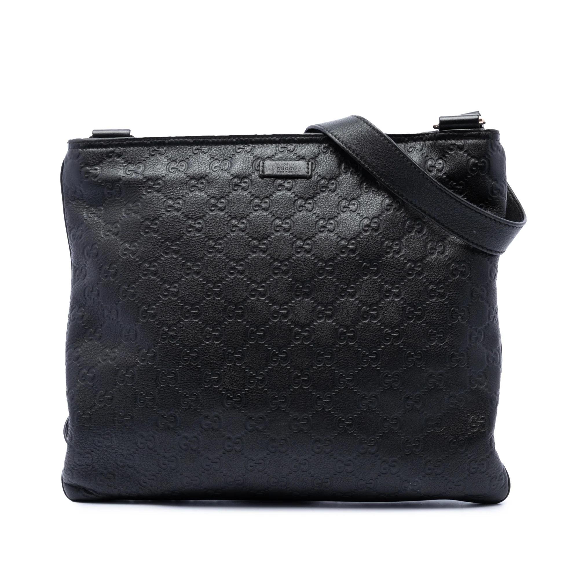 Gucci B leather crossbody bag