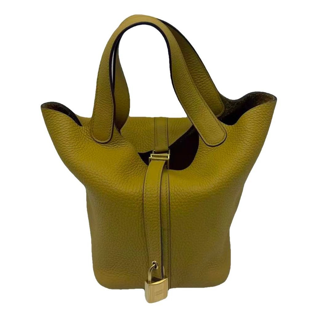 Picotin leather handbag