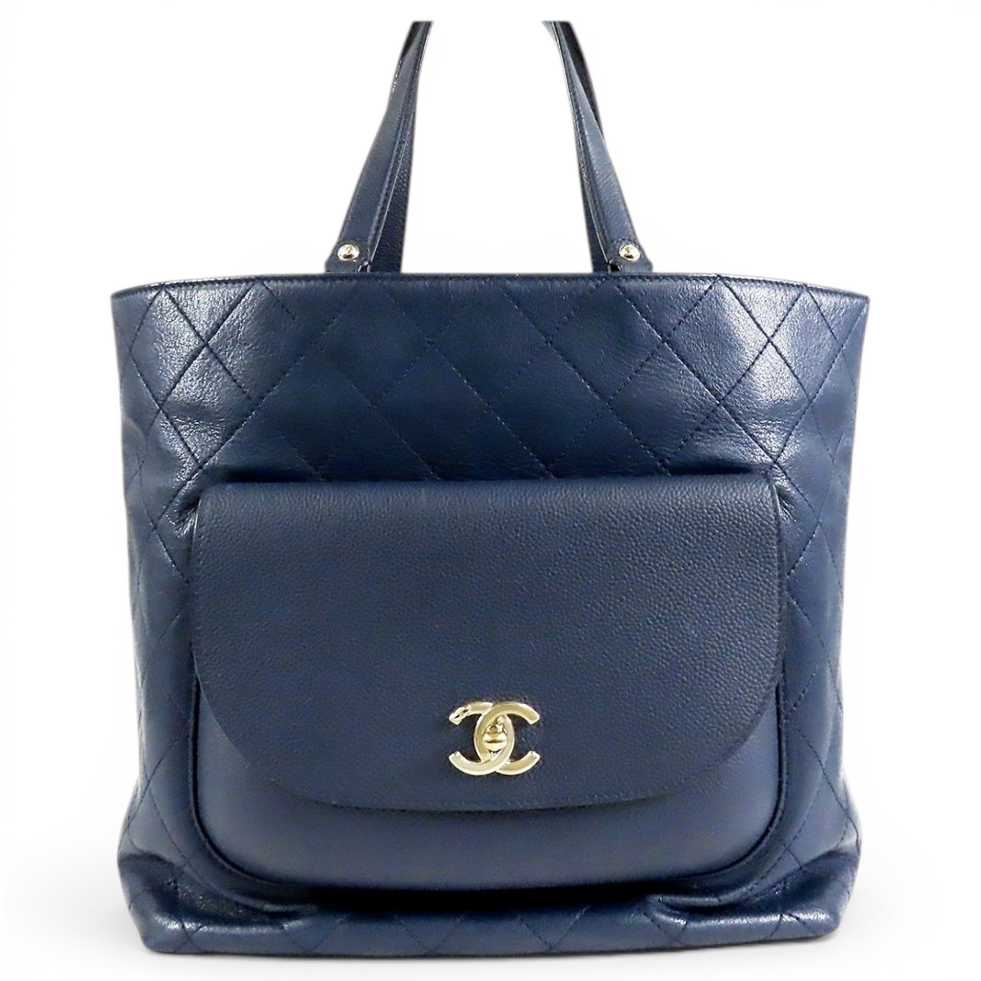 Leather tote