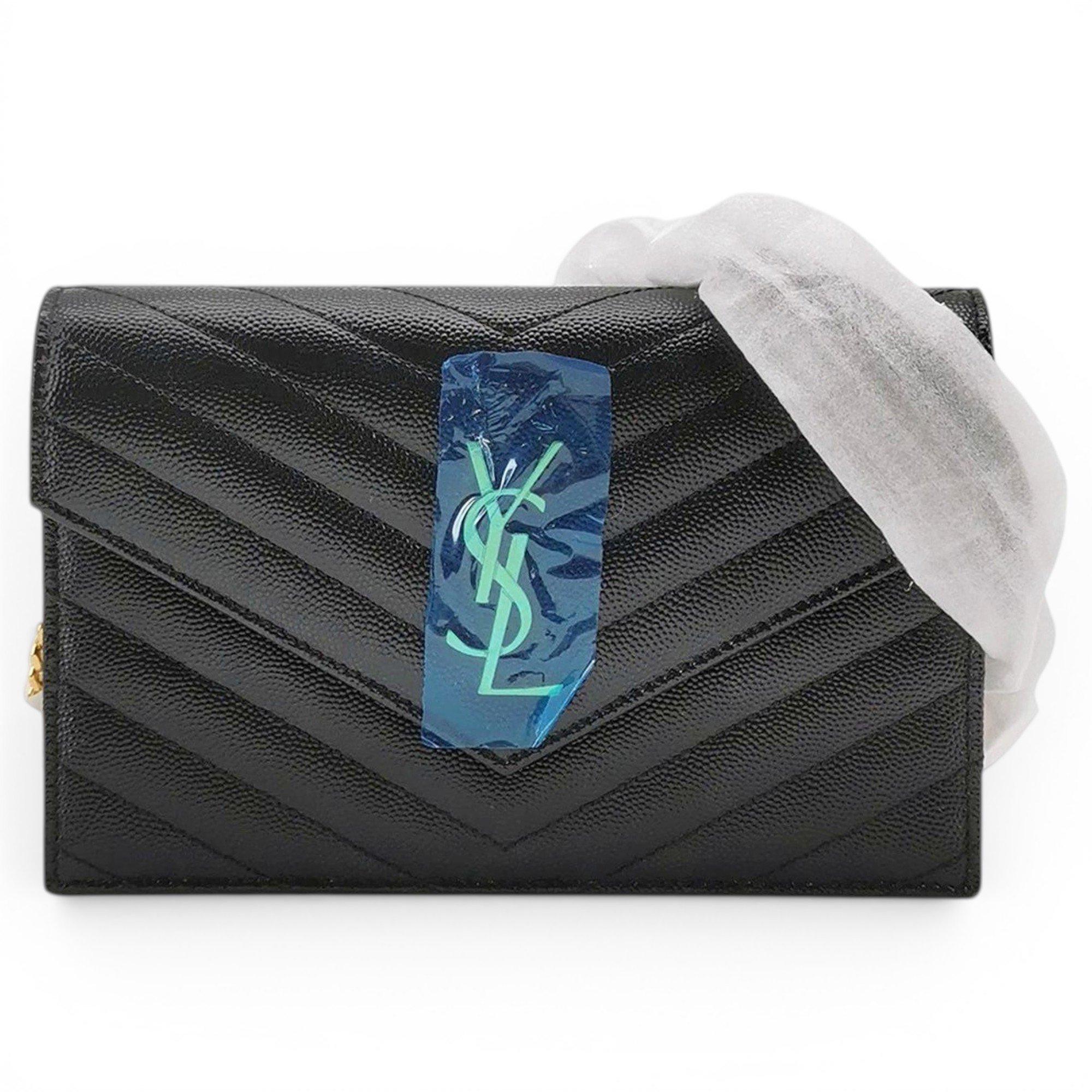 Envelope leather handbag