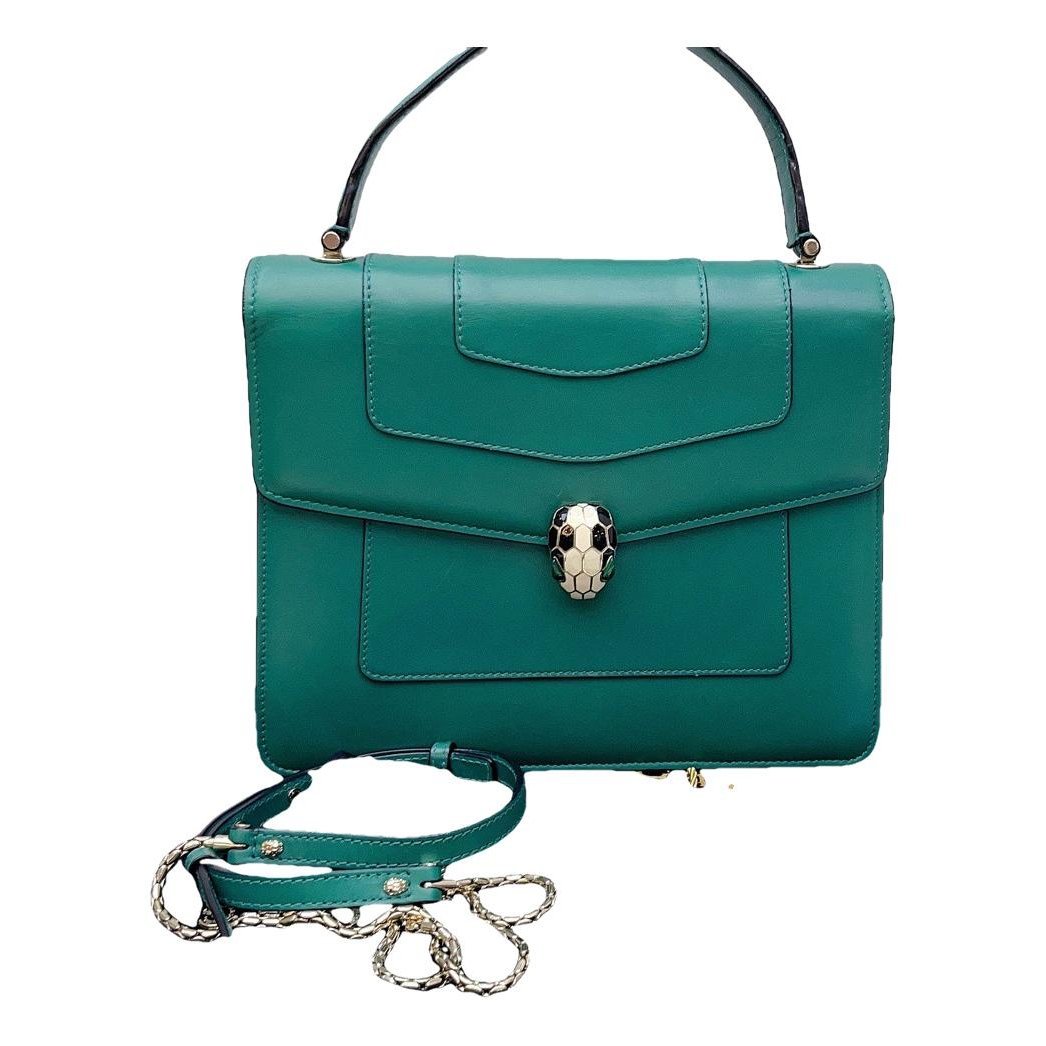 Serpenti leather handbag