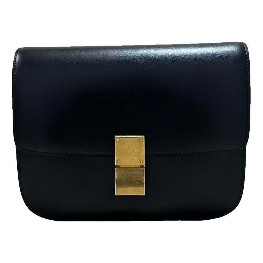 Classic leather crossbody bag