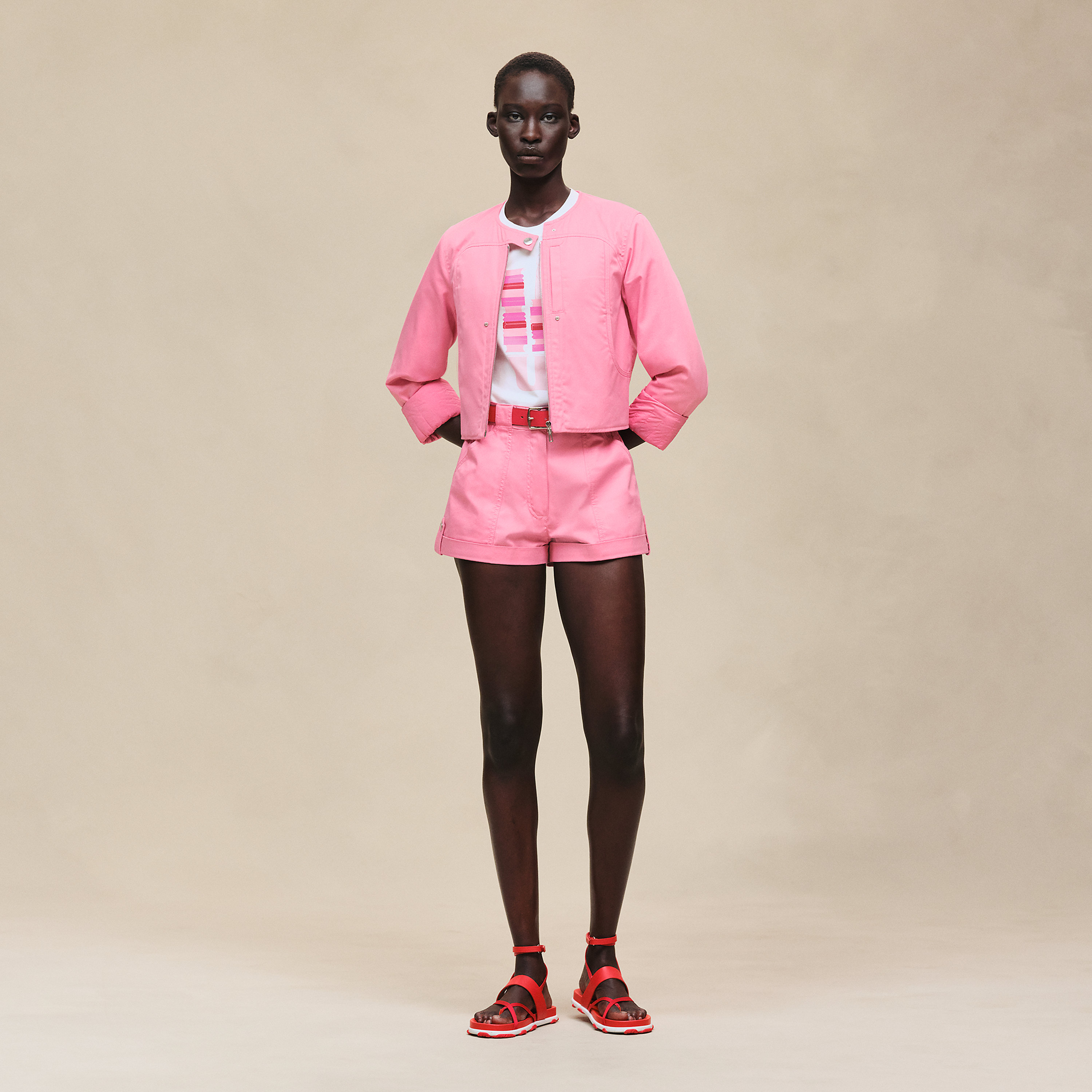 Blouson en twill de coton