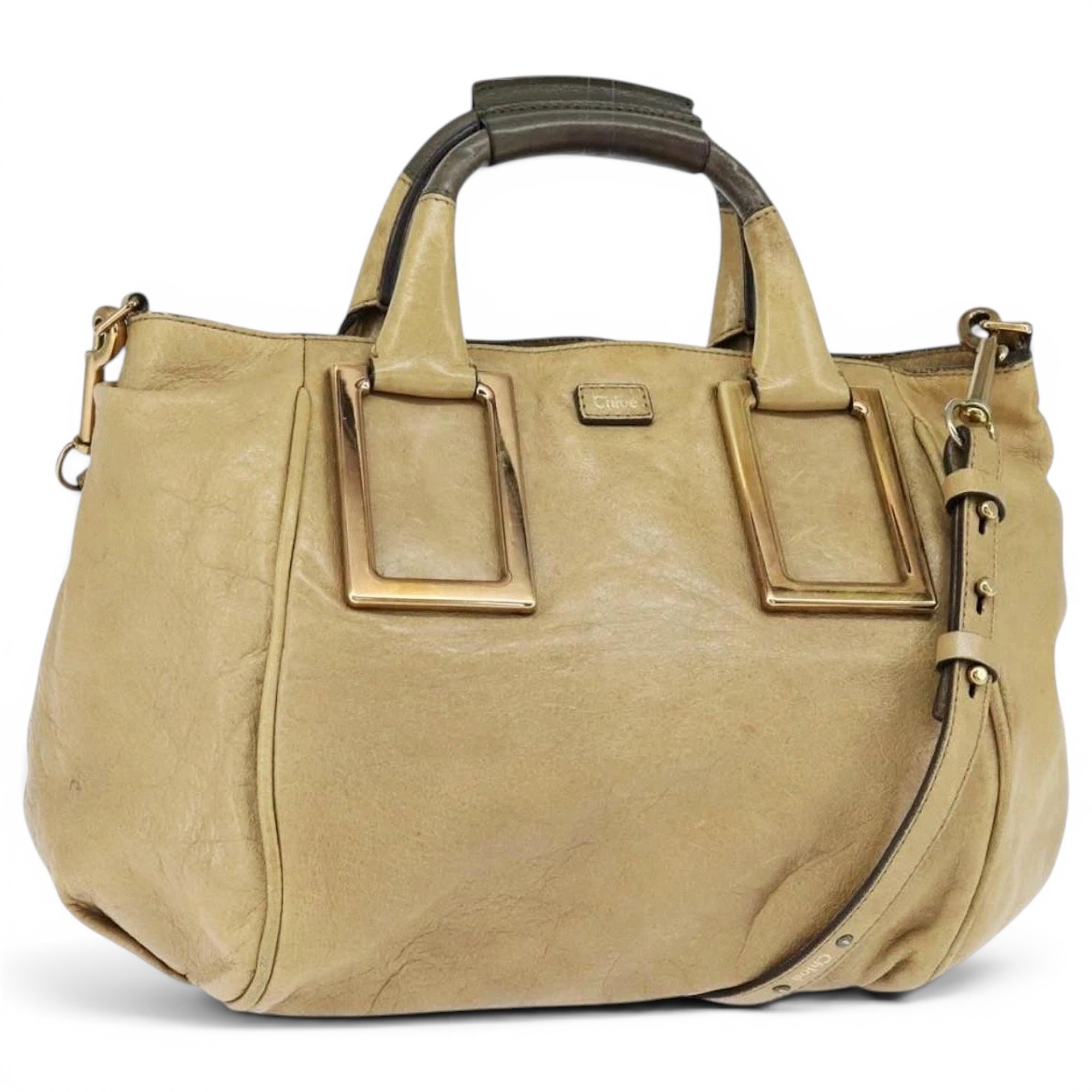 Leather handbag