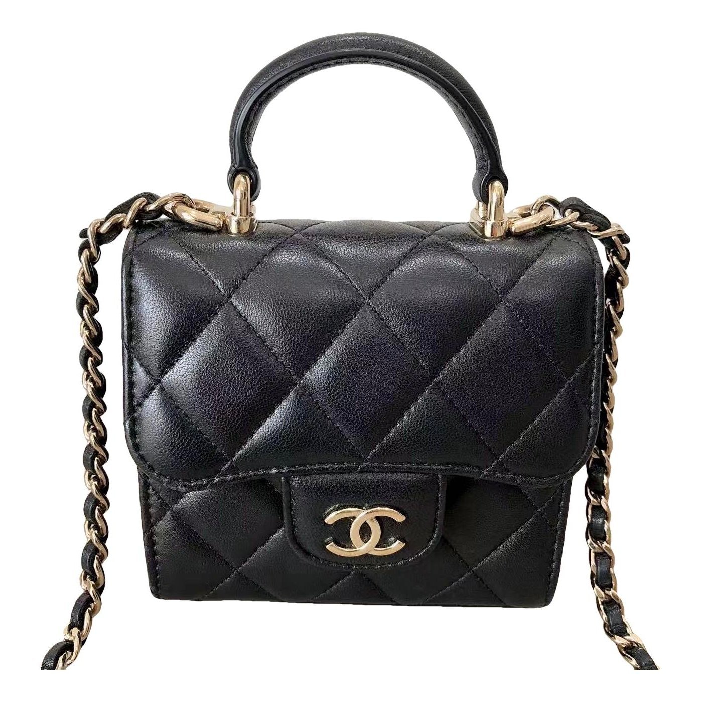 Leather handbag