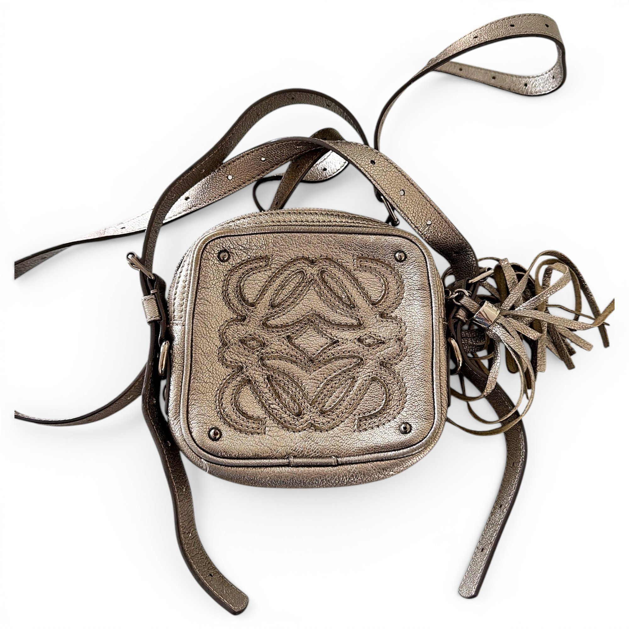 Leather mini bag