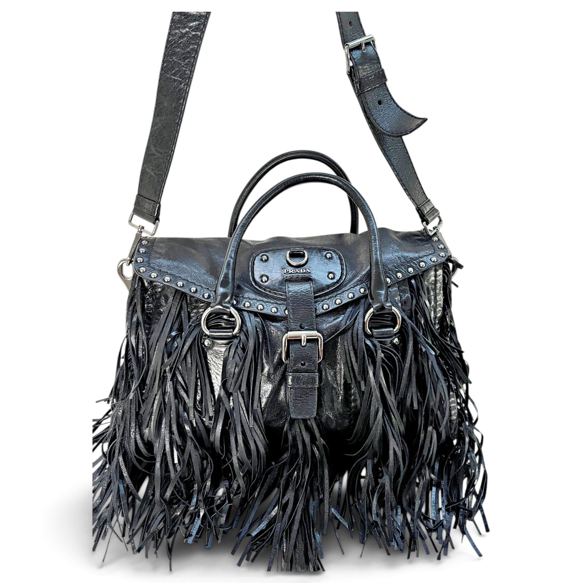 Leather handbag