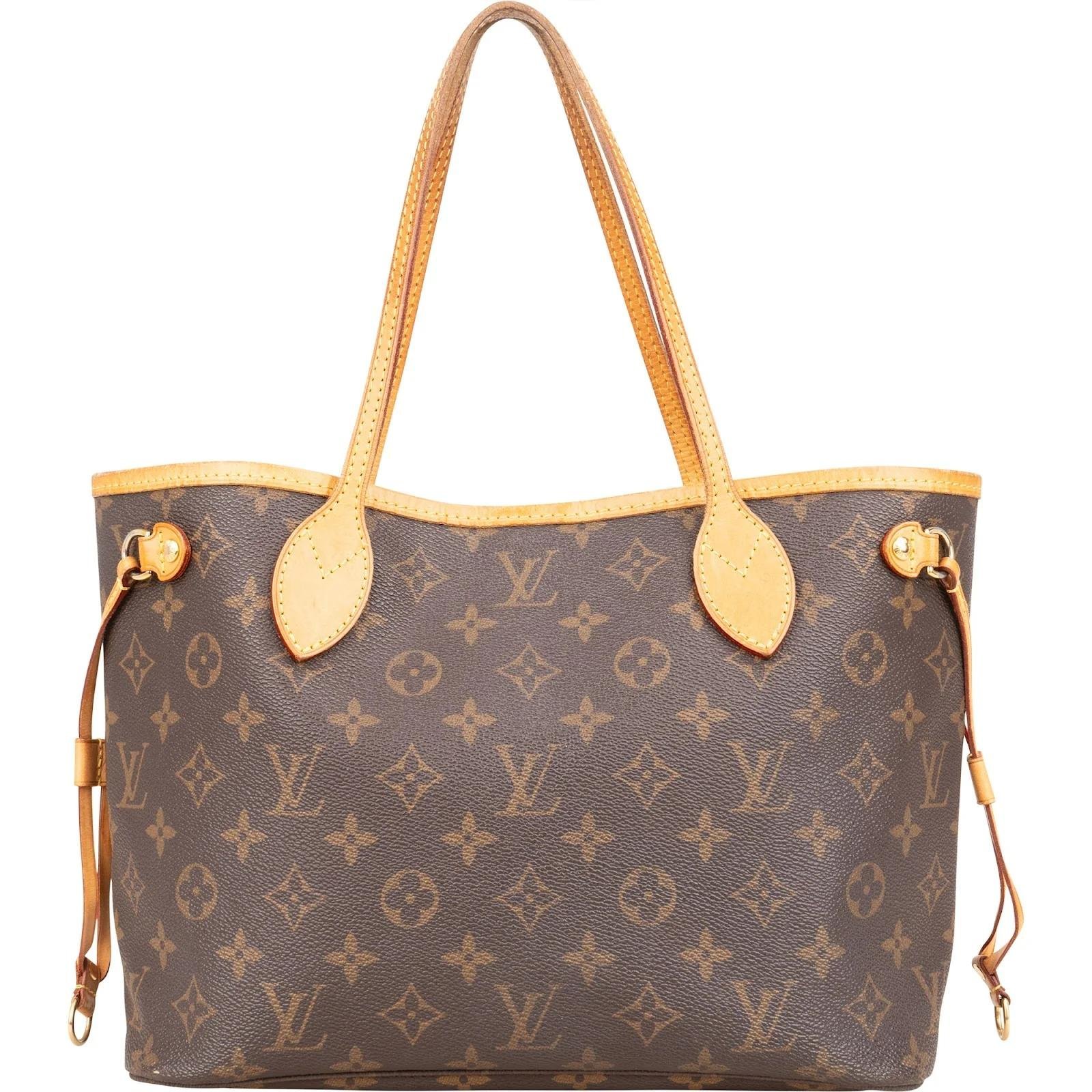 Neverfull leather handbag