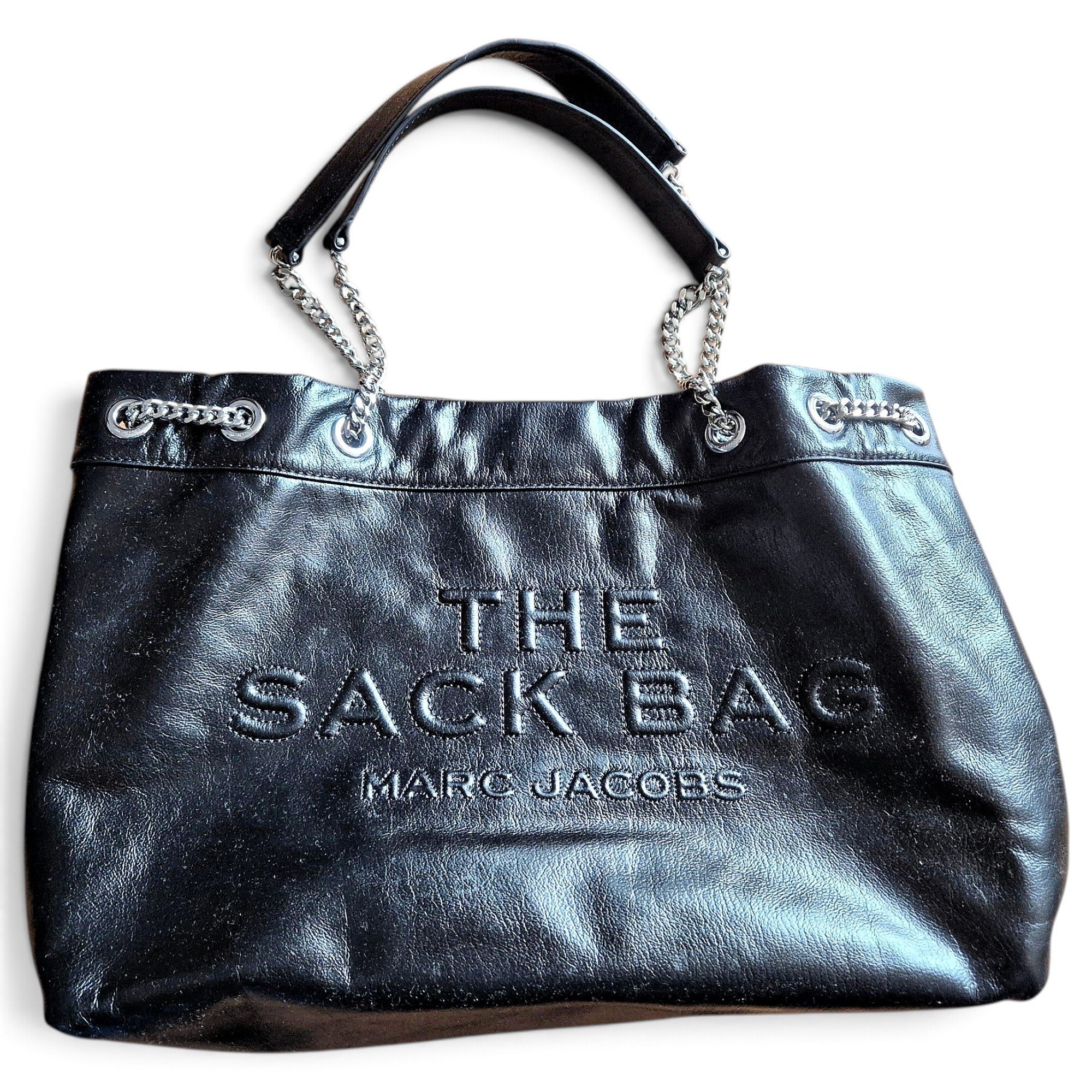 Leather tote
